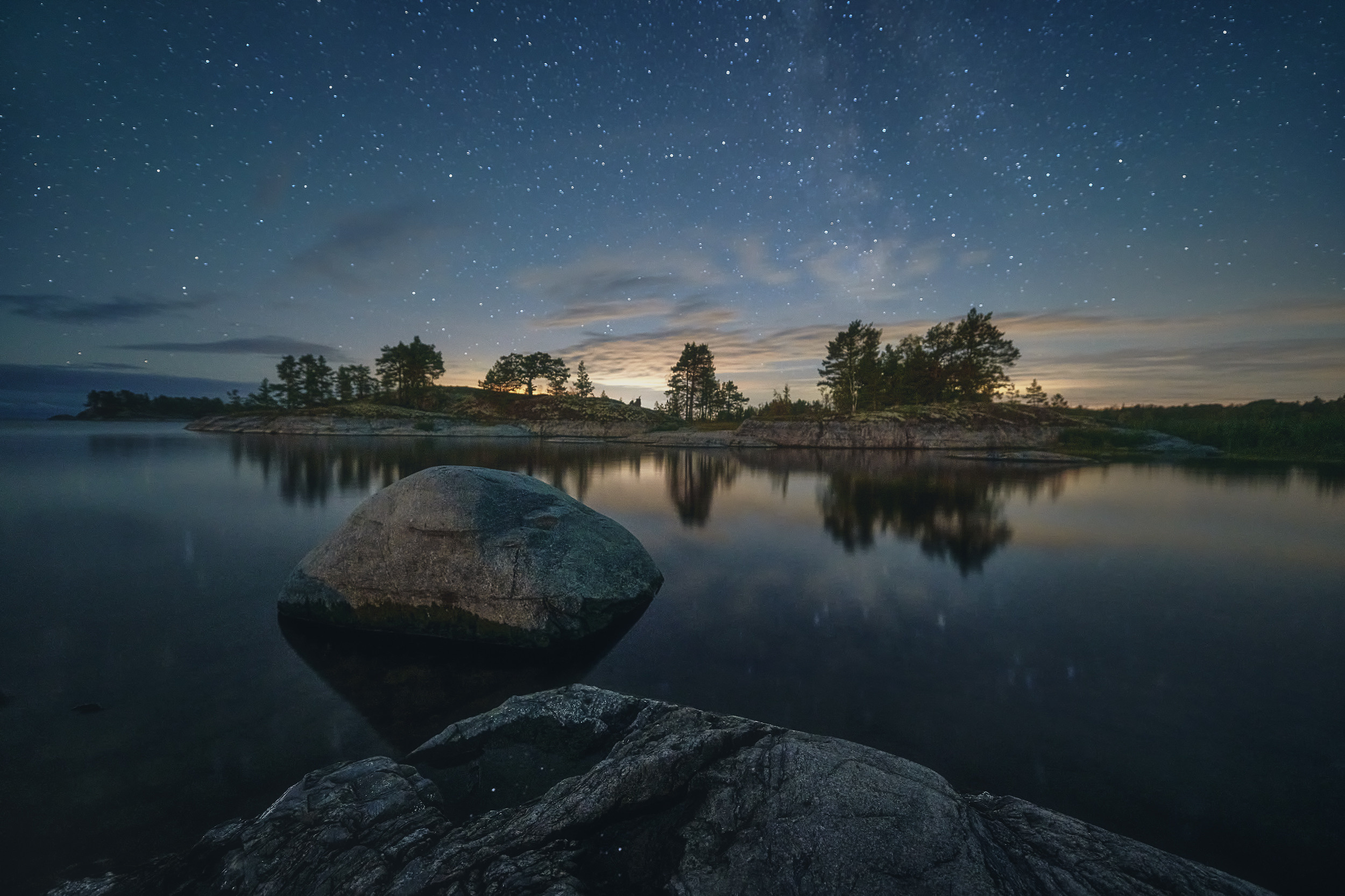Lake Ladoga. The beauty of nature. Photographer Anton Kononov