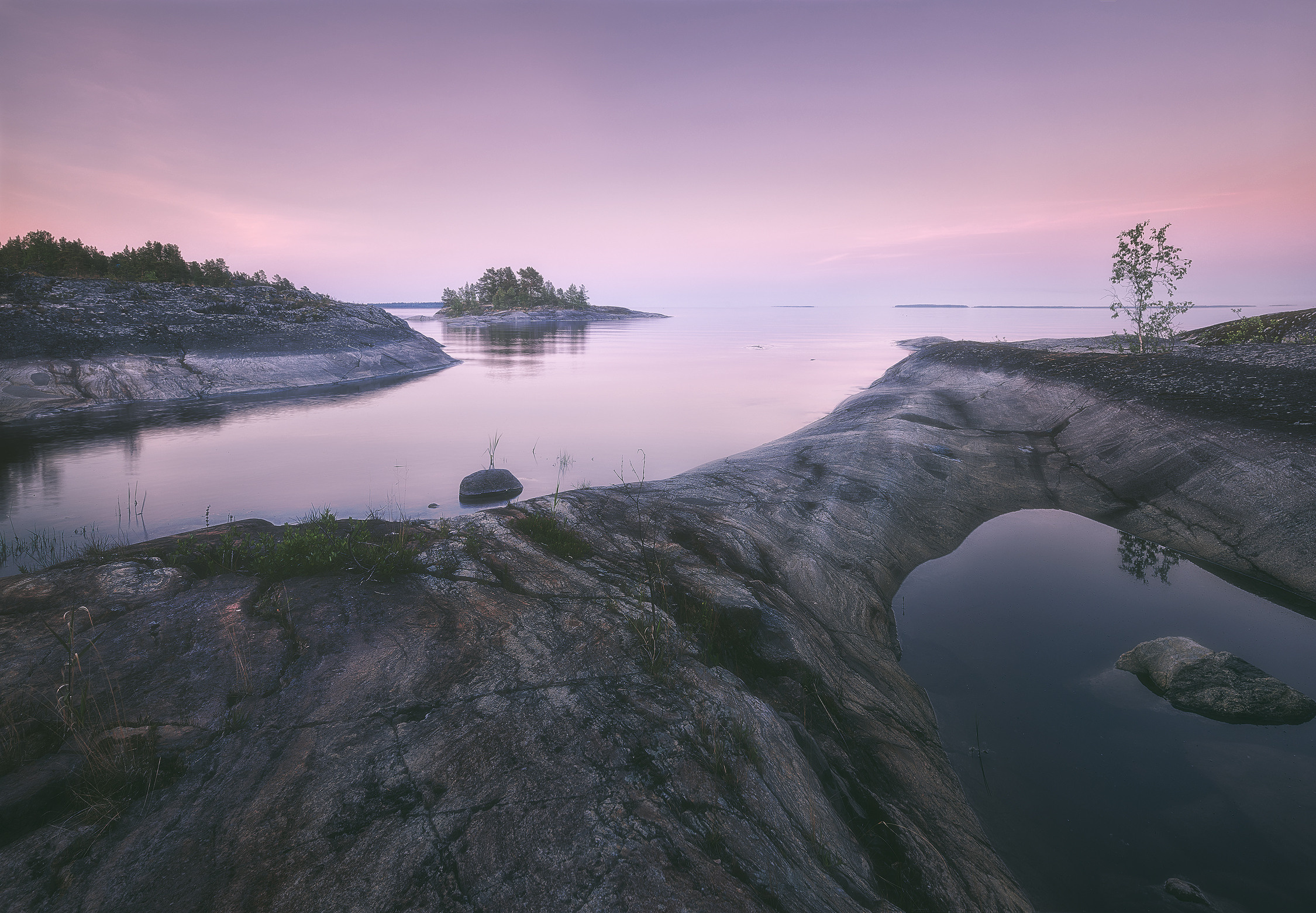 Lake Ladoga. The beauty of nature. Photographer Anton Kononov