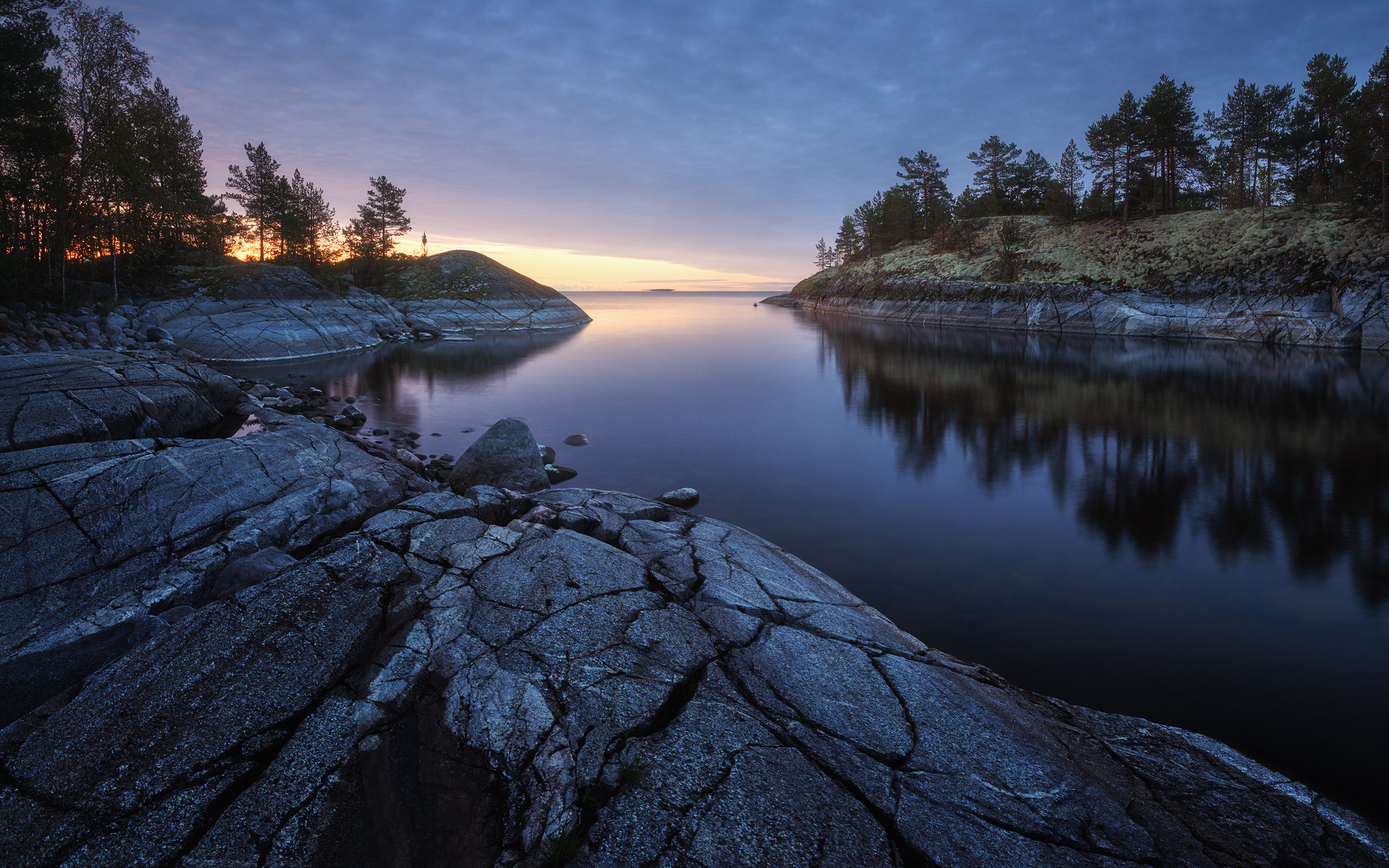 Lake Ladoga. The beauty of nature. Photographer Anton Kononov