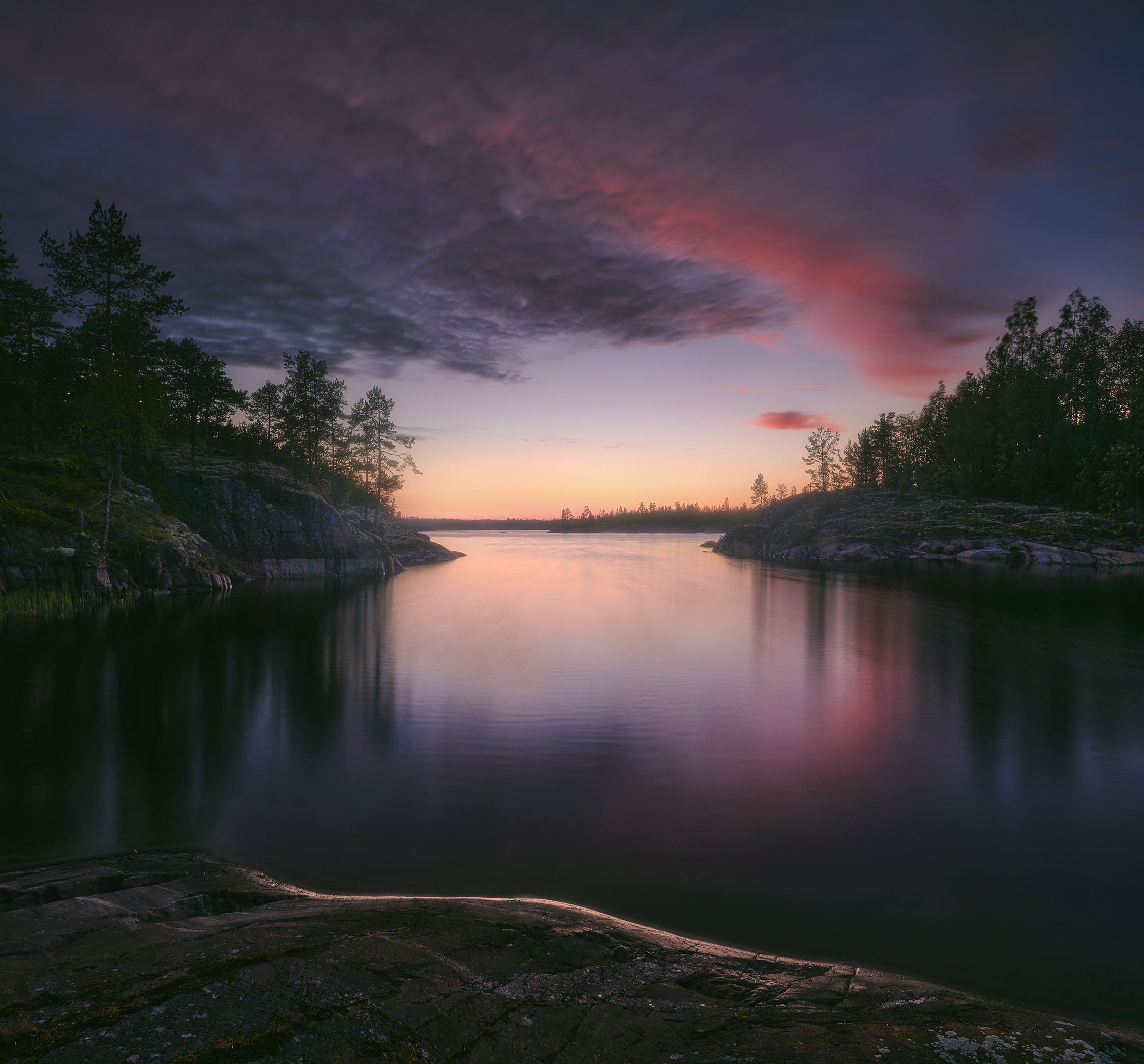Lake Ladoga. The beauty of nature. Photographer Anton Kononov