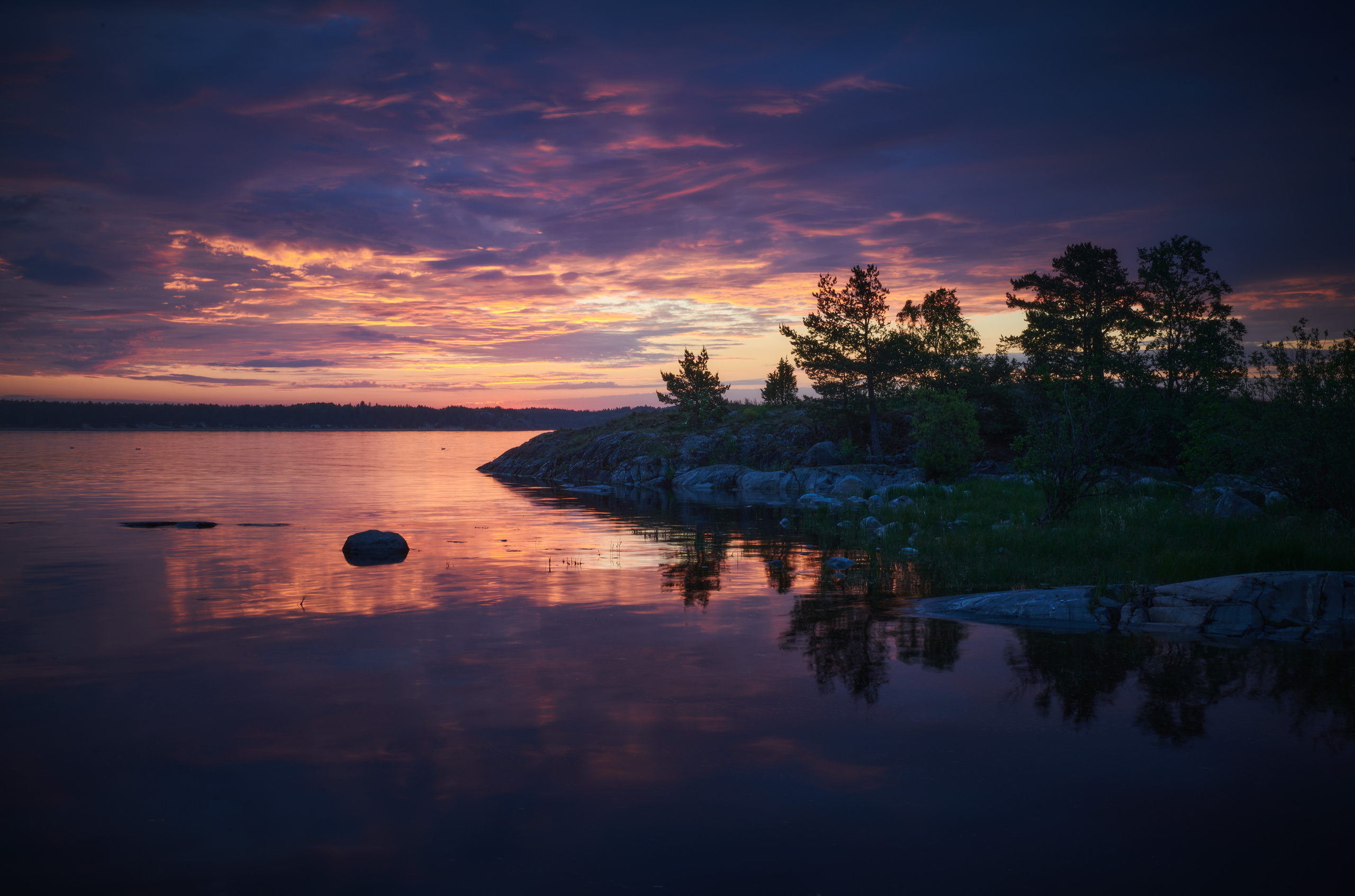 Lake Ladoga. The beauty of nature. Photographer Anton Kononov