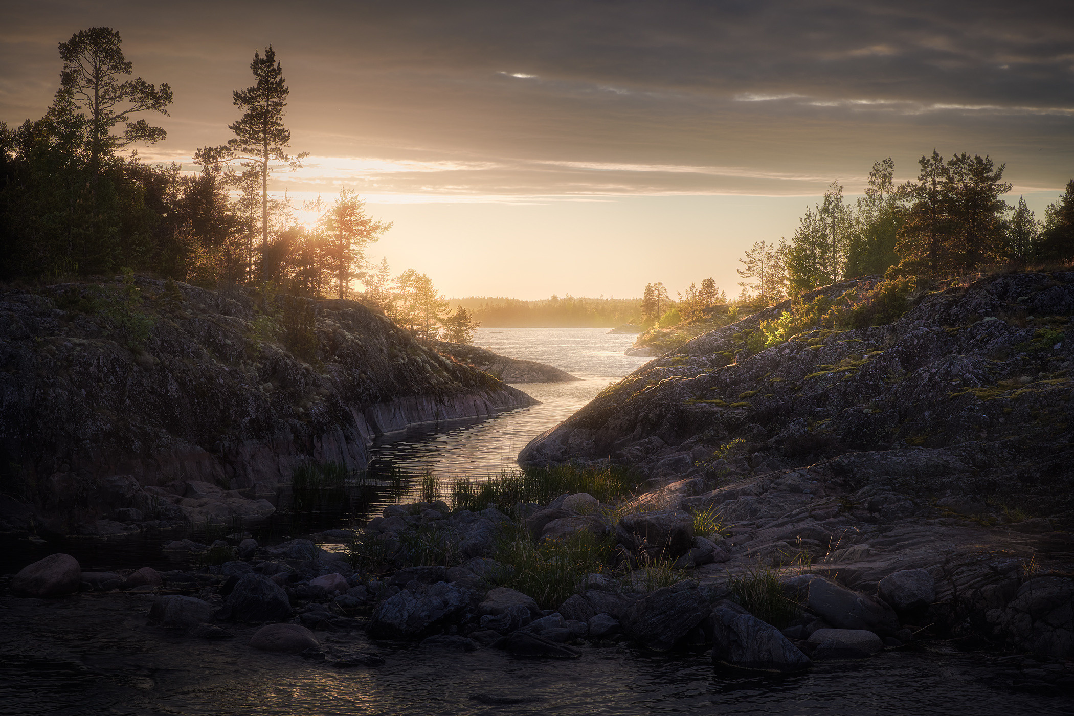 Lake Ladoga. The beauty of nature. Photographer Anton Kononov