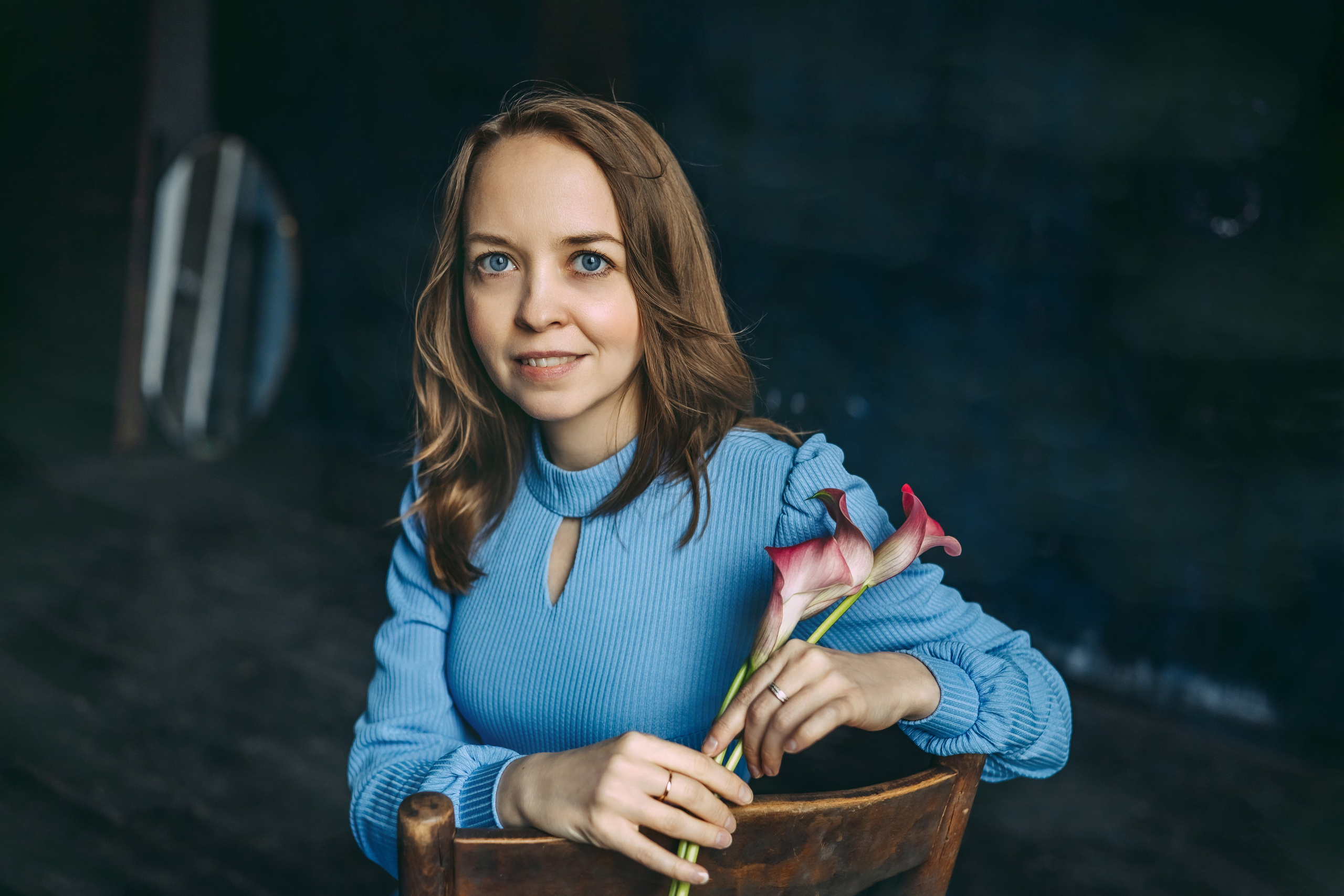 Художественный женский портрет в студии. Семейный и детский фотограф в Москве Анна Чертополох