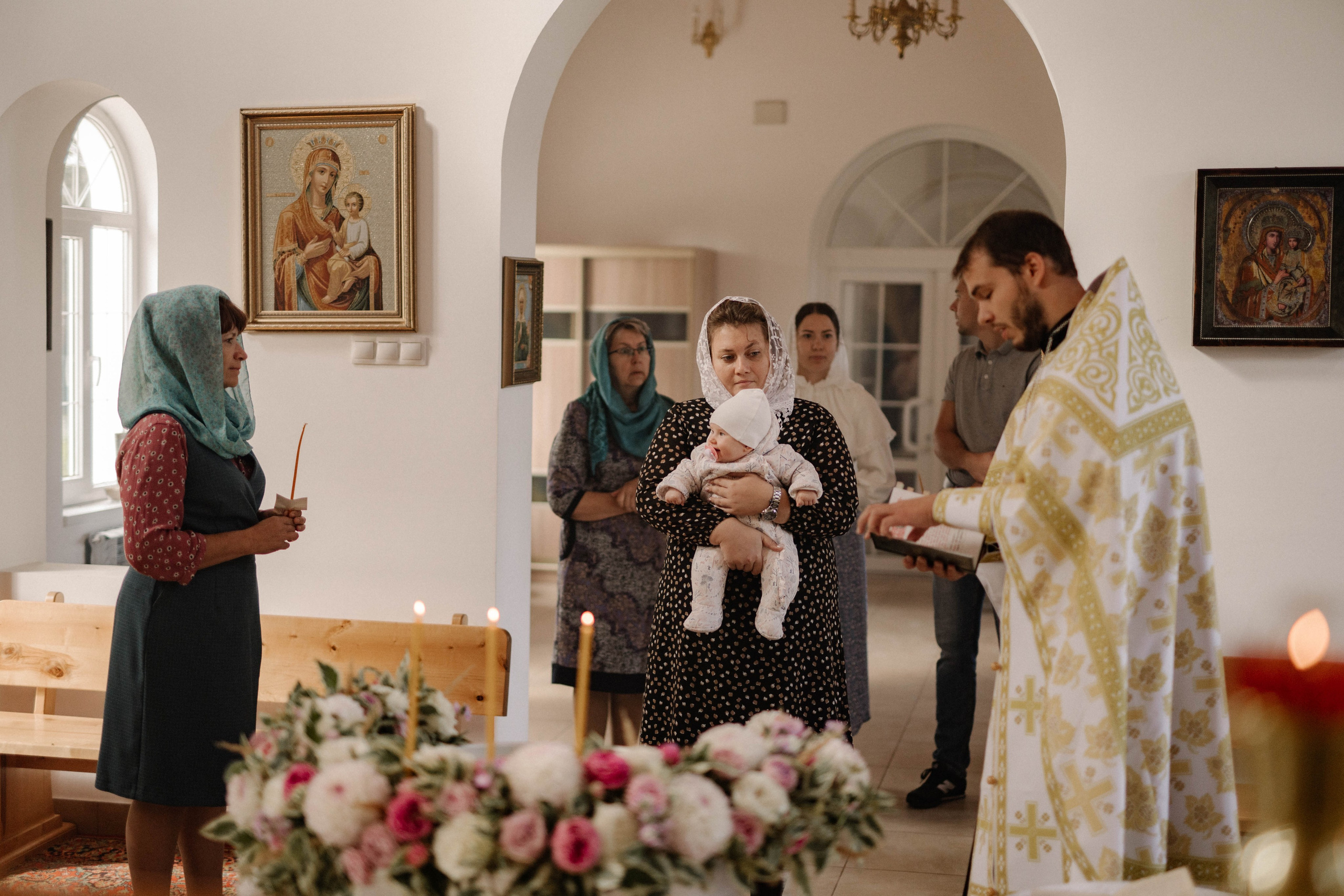 Крещение Александры. Свадебный и семейный фотограф в Калуге Анна Киреева