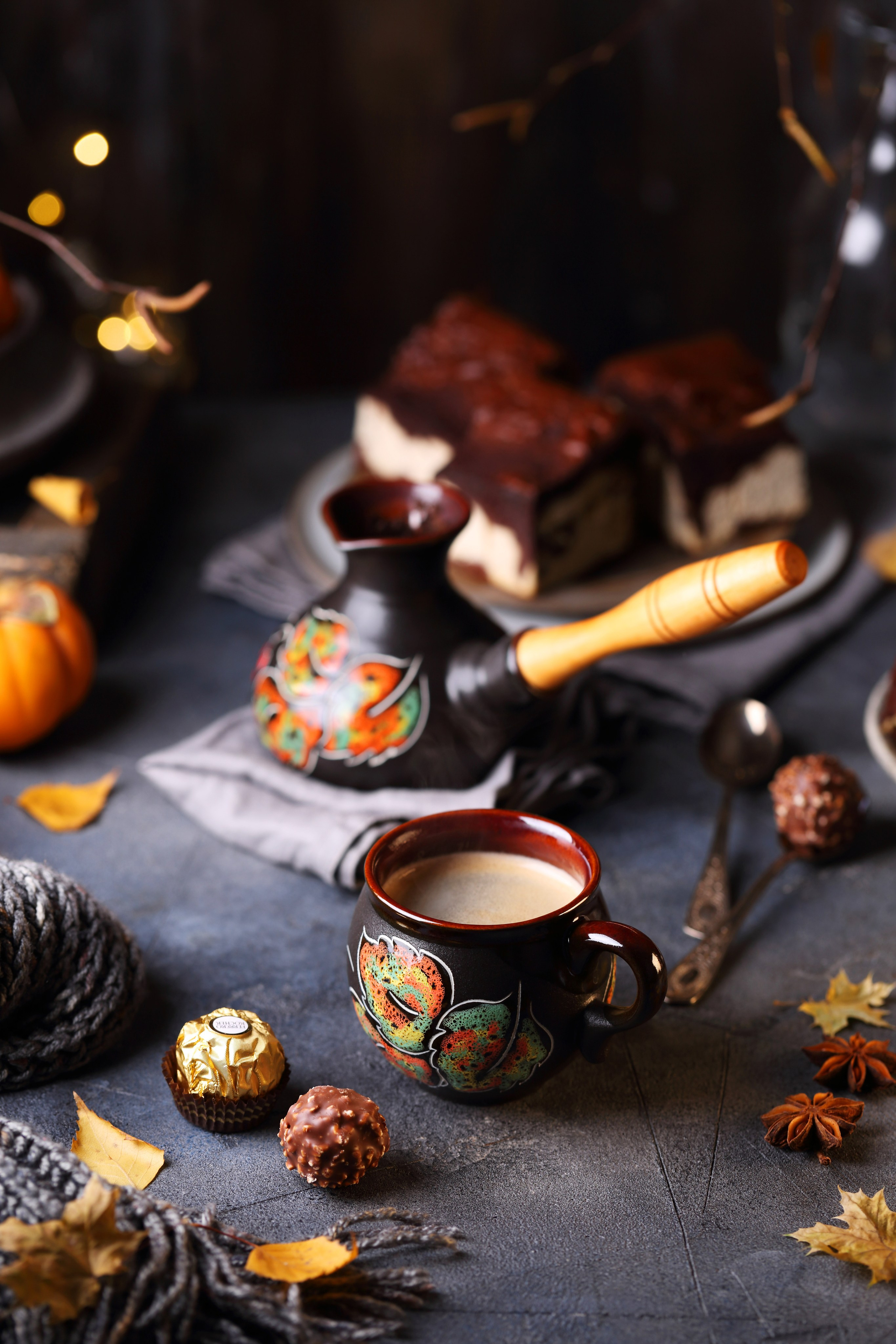 Посуда для чая и кофе. Фуд-фотограф Оксана Голева