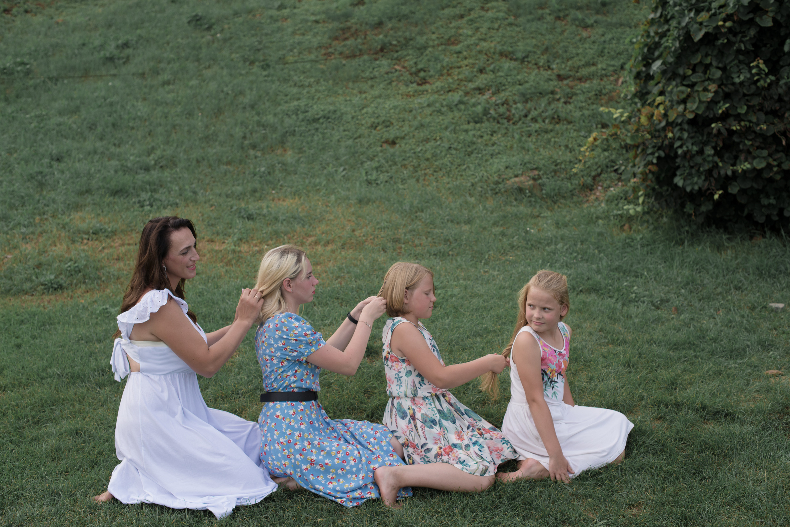 семья, мама и дочки, фотосессия, Владивосток