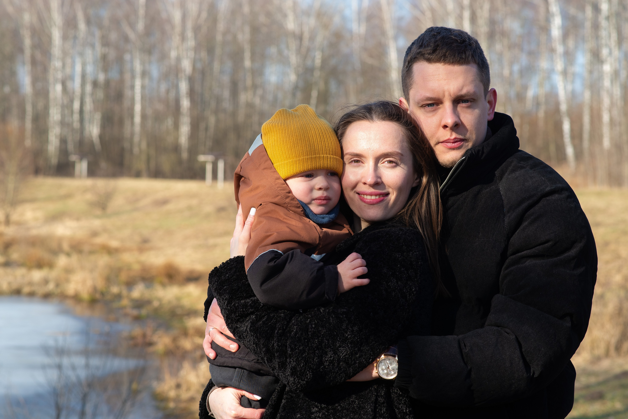 Екатерина, Артем и Родион. Семейный фотограф на выписку из роддома и крещение Минск Настя Гришук