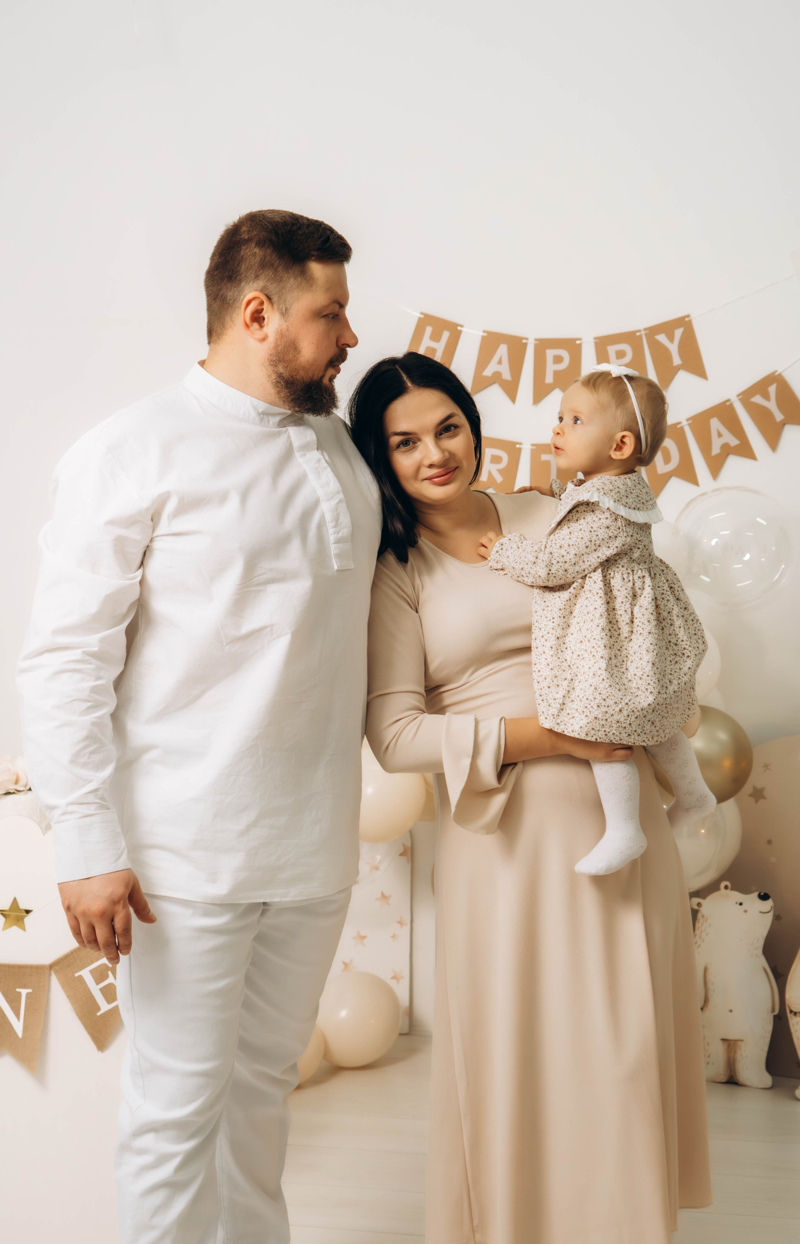 Съемка на годик малышки. Студия «LuLu». Фотограф Москва Валерия Веденина