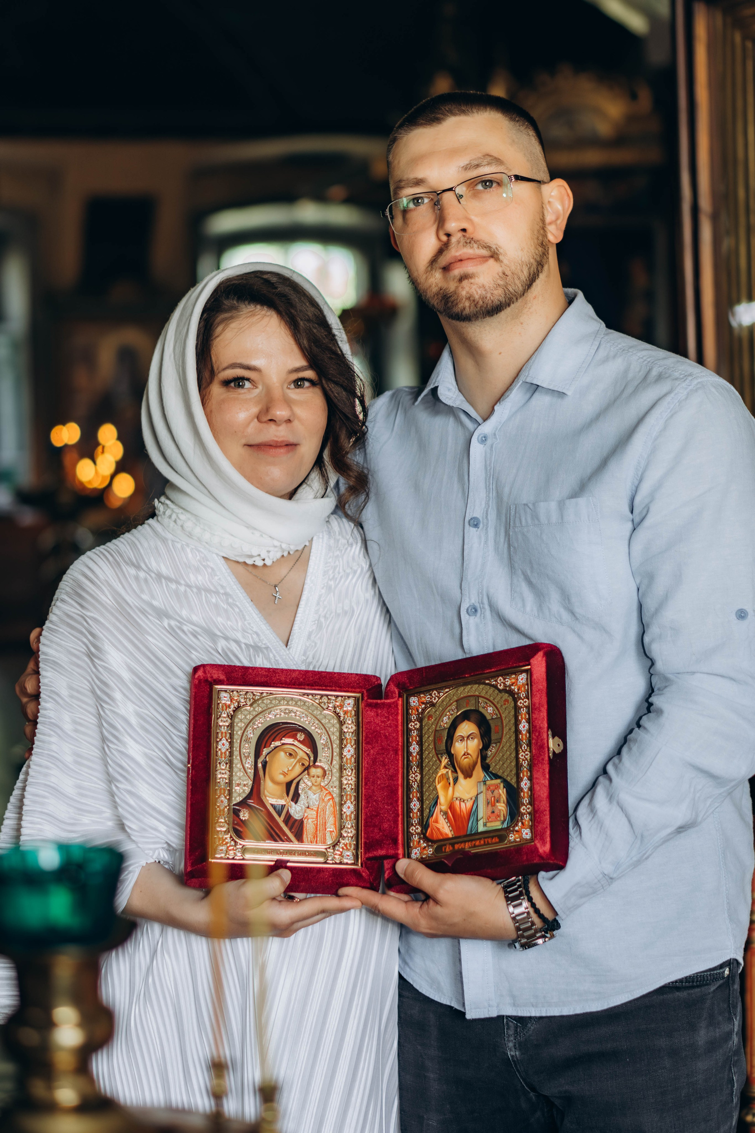 Венчание Алексея и Яны Церковь Рождества Христова. Фотограф Москва Валерия Веденина