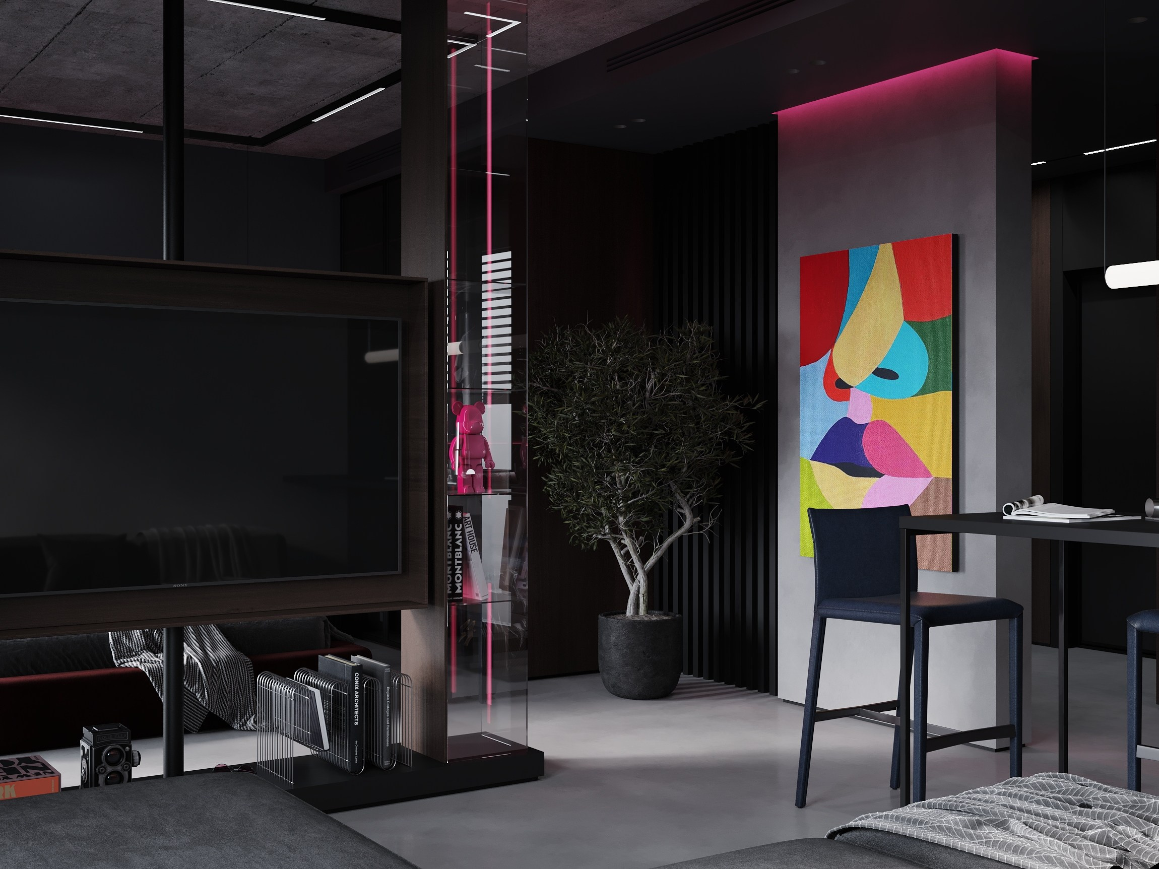 ЖК Эмоции 40.5 кв.м. Дизайнер интерьера и 3D визуализатор Ванчугова Ольга