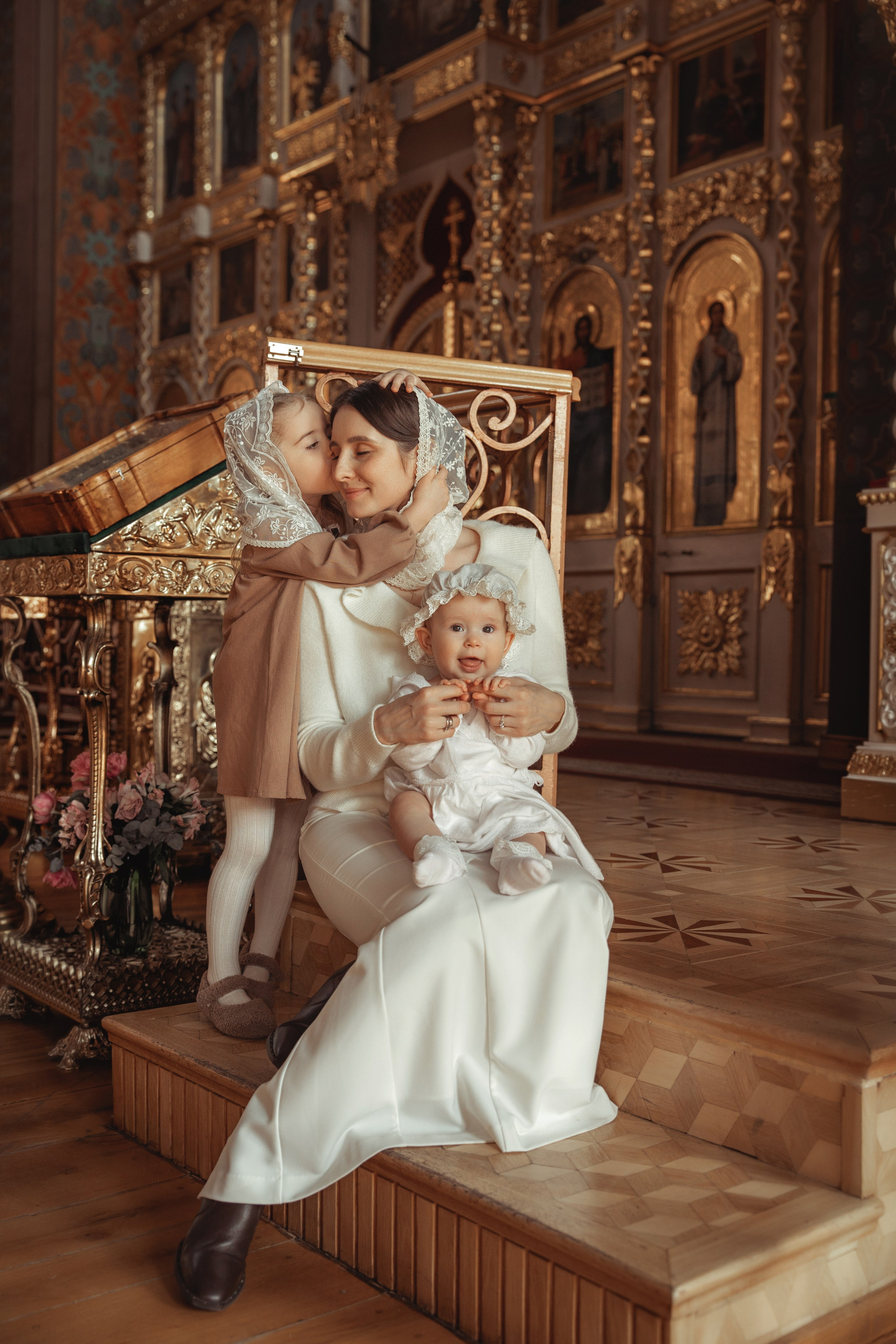 Таинство Крещения Василисы. Свято-Троицкий собор, г. Краснодар. Фотограф на Крещение и Венчание Краснодарский край — Гранкина Юлия