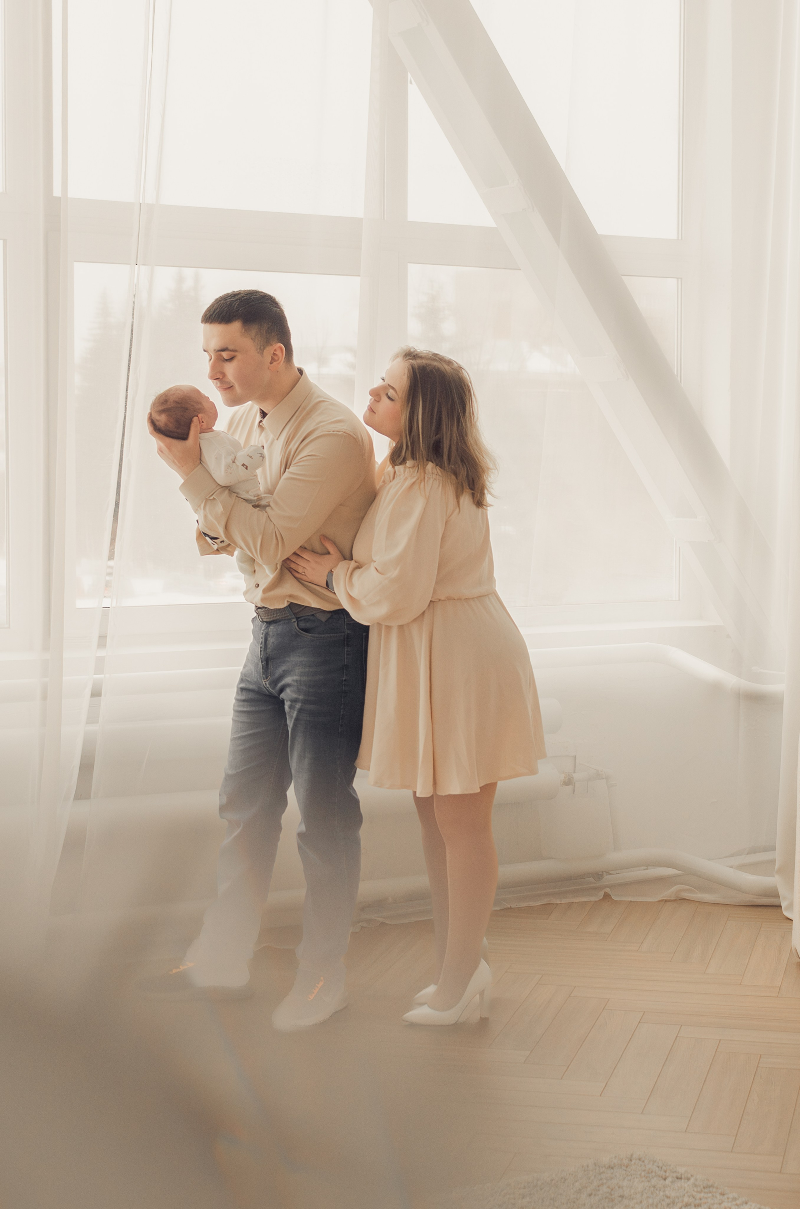 Даша, Ярослав и их малышка Алла. Свадебный фотограф в Сергиевом Посаде недорого Ольга Гузанова