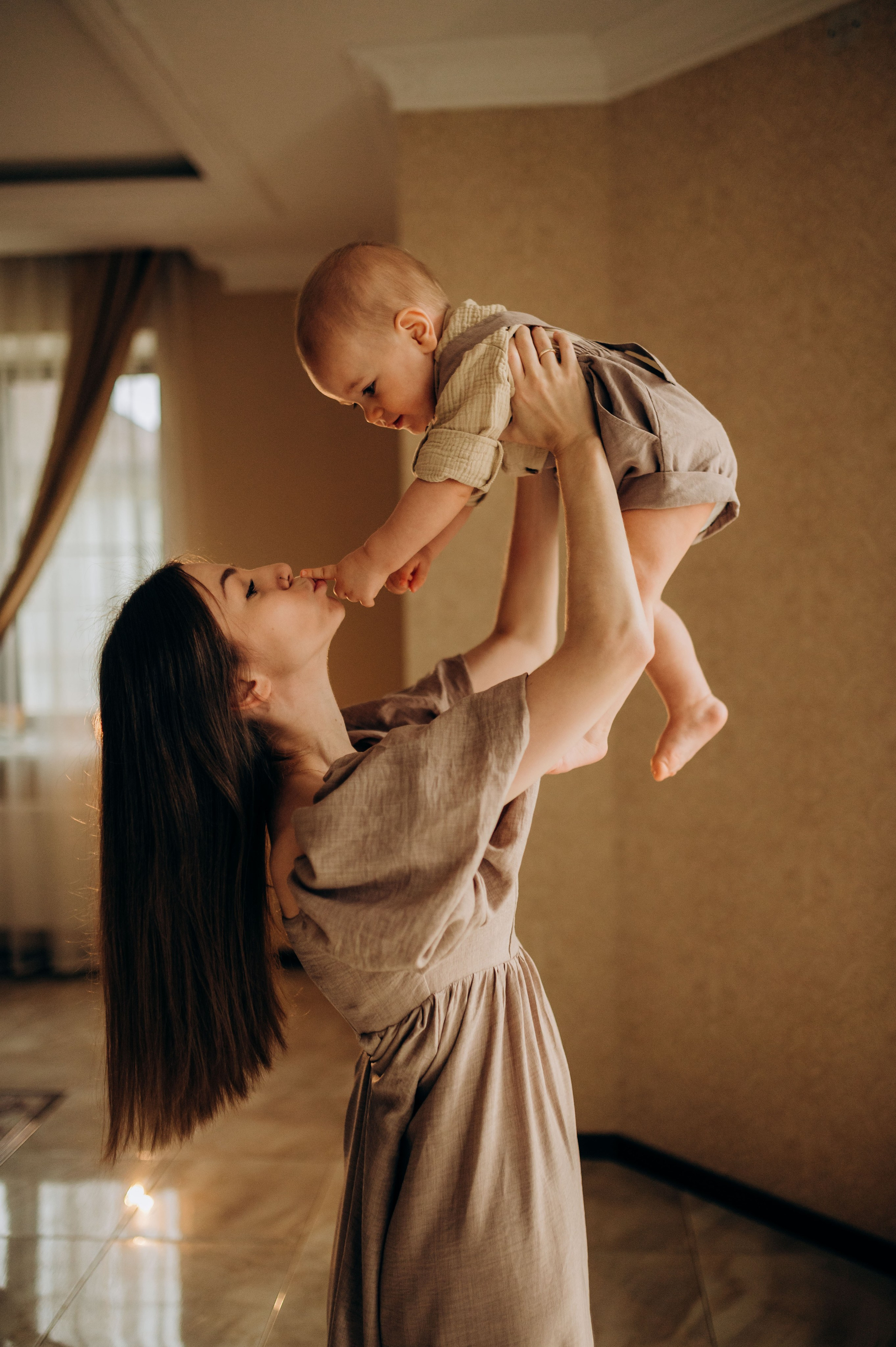 Домашняя фотосессия на годик. Семейный фотограф в Домодедово и Москве Елена Пичугина