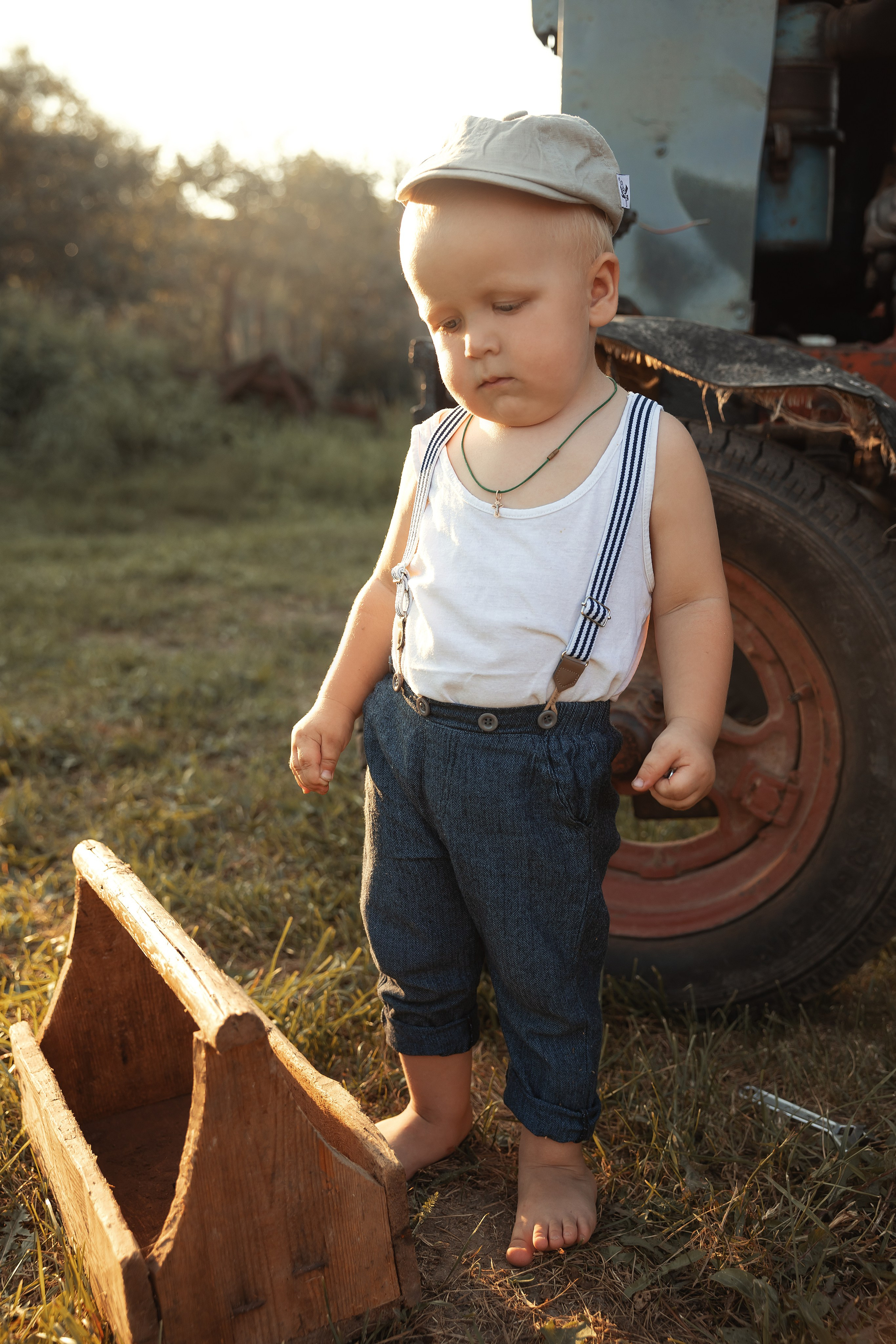 Тракторист. Семейный и детский фотограф г. Москва Супрунова Кристина