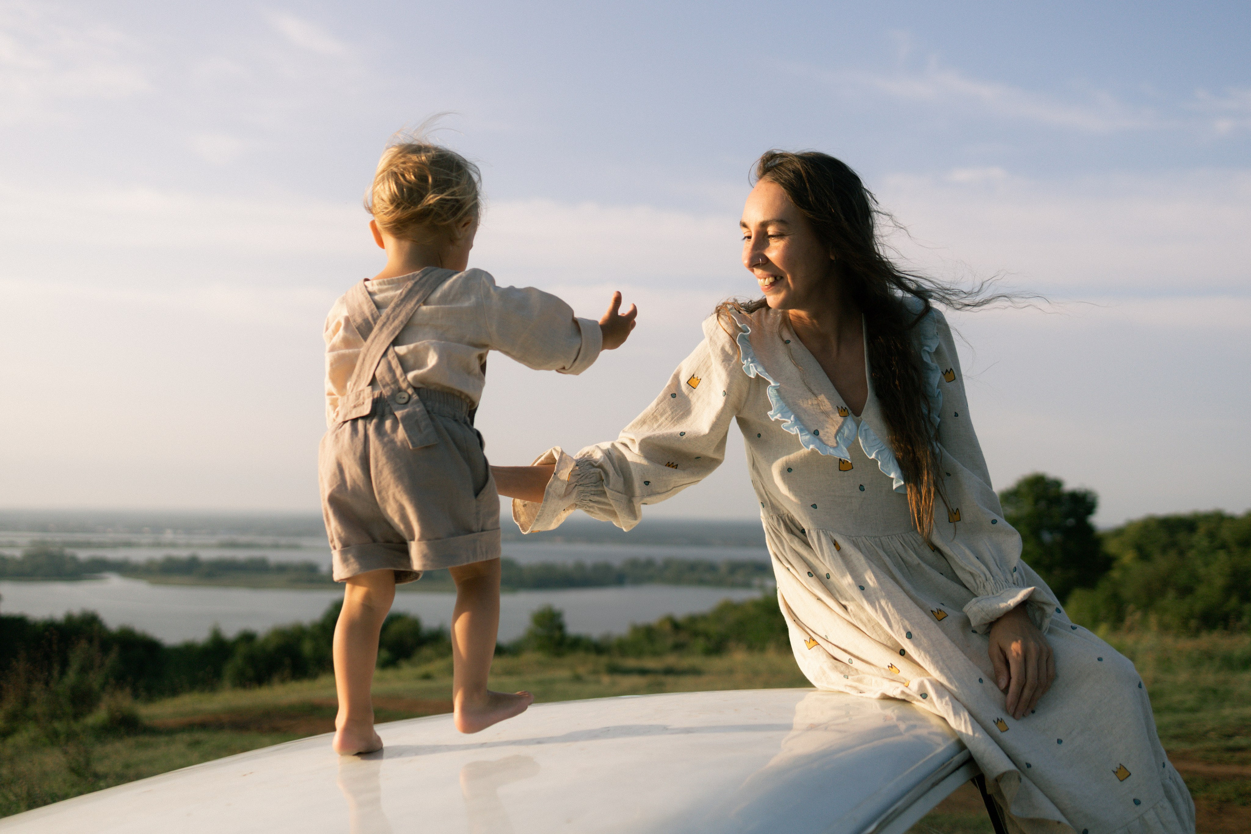 На смотровой. Фотограф Зарина. Казань