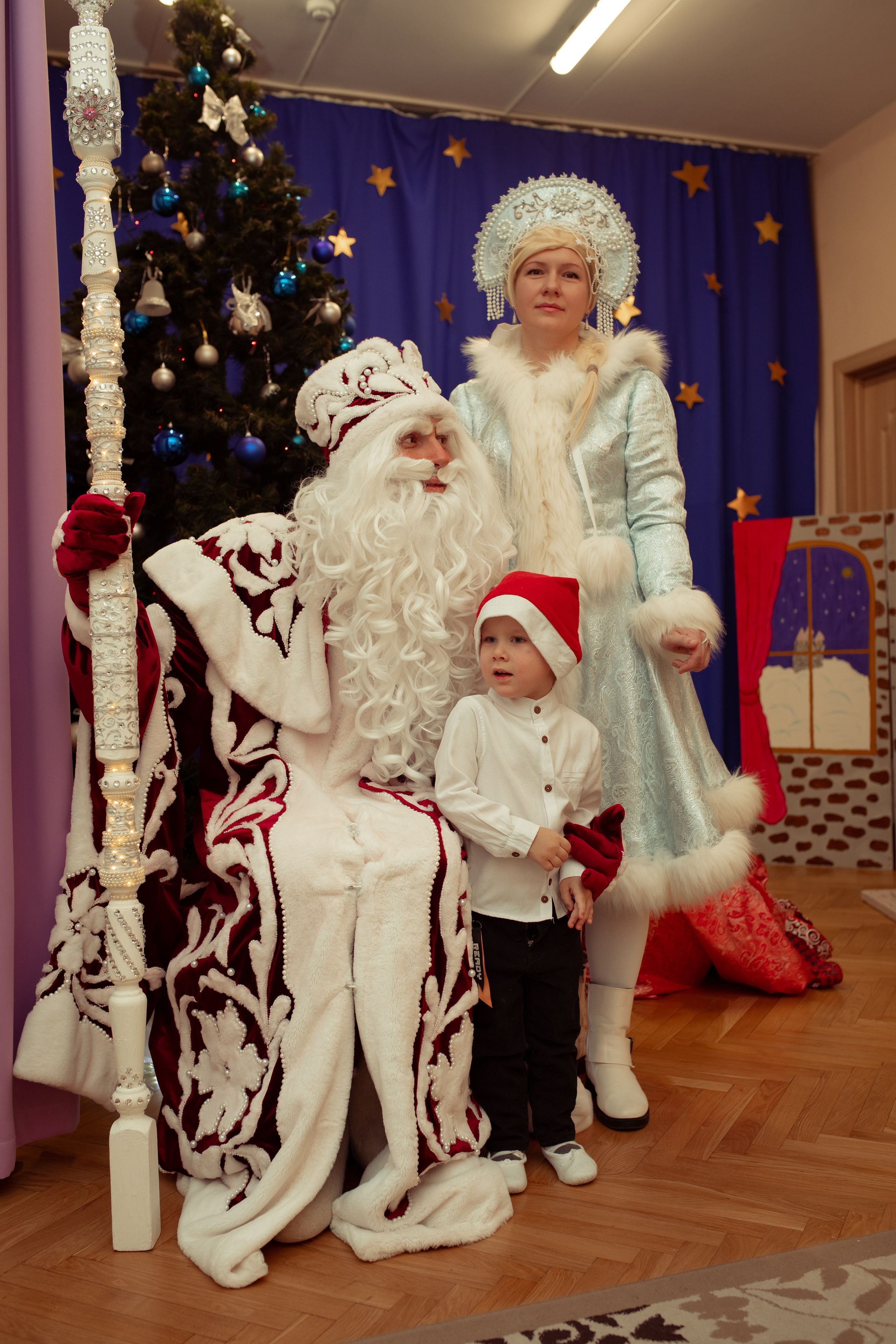 Новогодний утренник в детском саду. Семейный и детский фотограф в Москве Дорогова Екатерина
