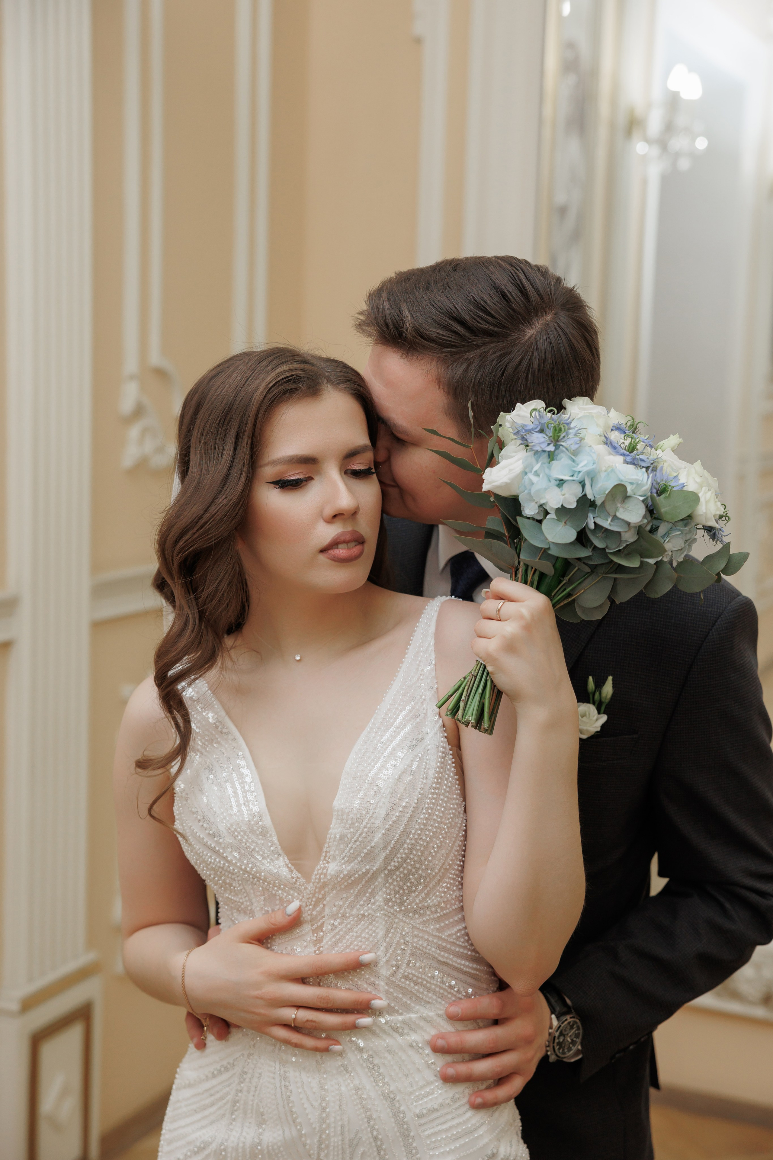 Даша и Дима, Грибоедовский ЗАГС. Свадебный и репортажный фотограф (Москва, Королев и другие)