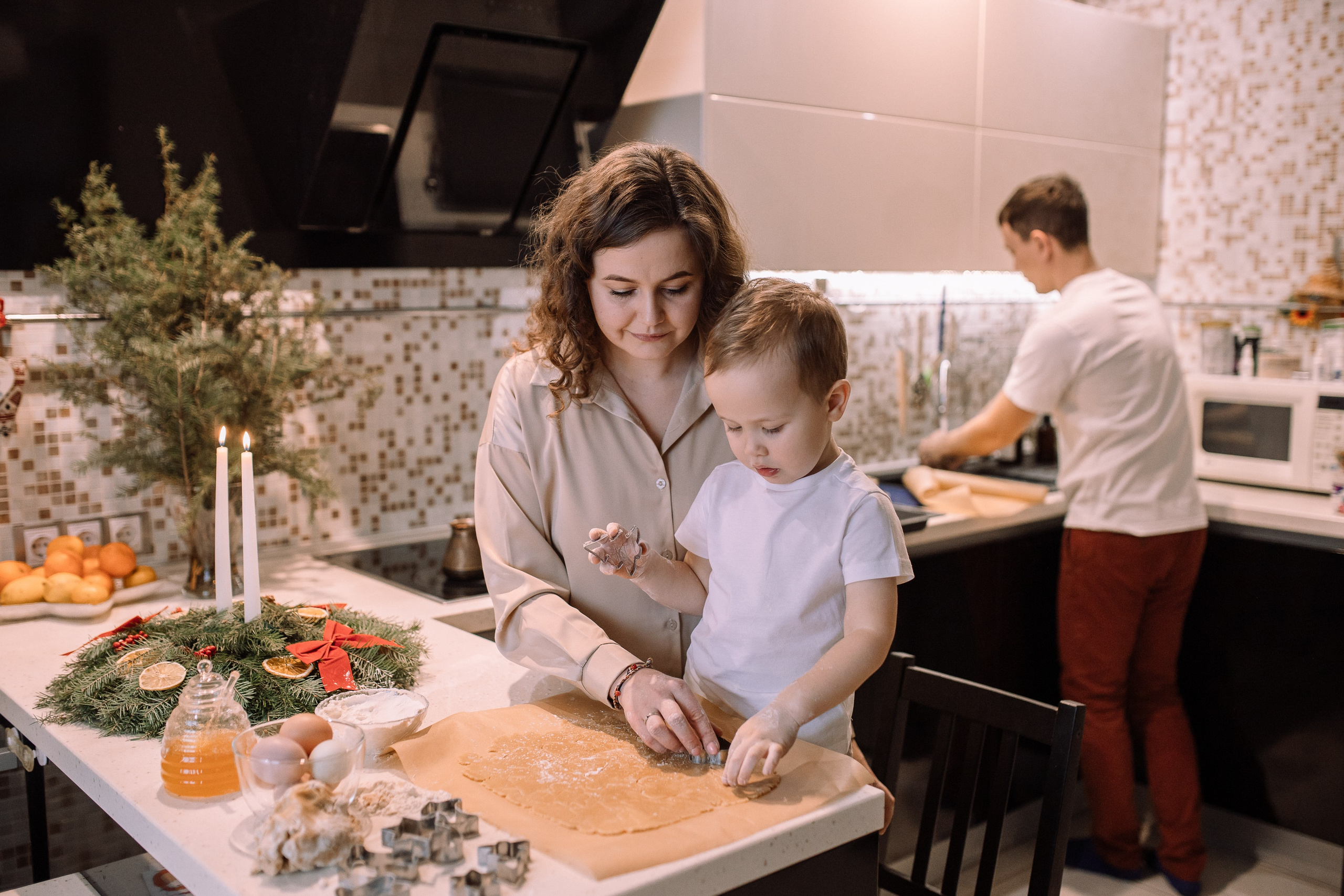 Мария с семьей. Семейный фотограф Трусова Евгения в Екатеринбурге