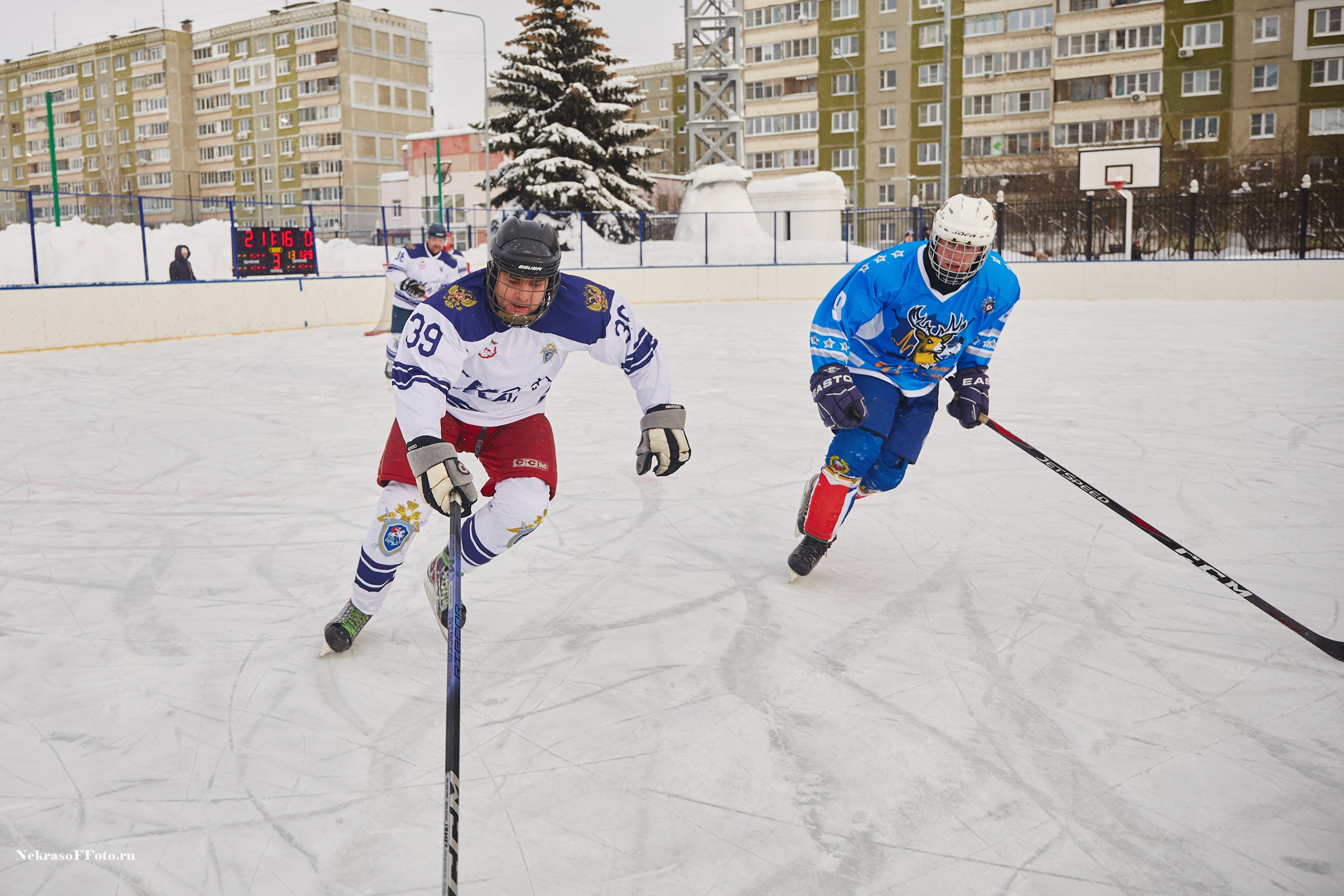 Турнир по хоккею «Русская классика» в рамках Офицерской хоккейной лиги. Спортивный фотограф Некрасов Денис