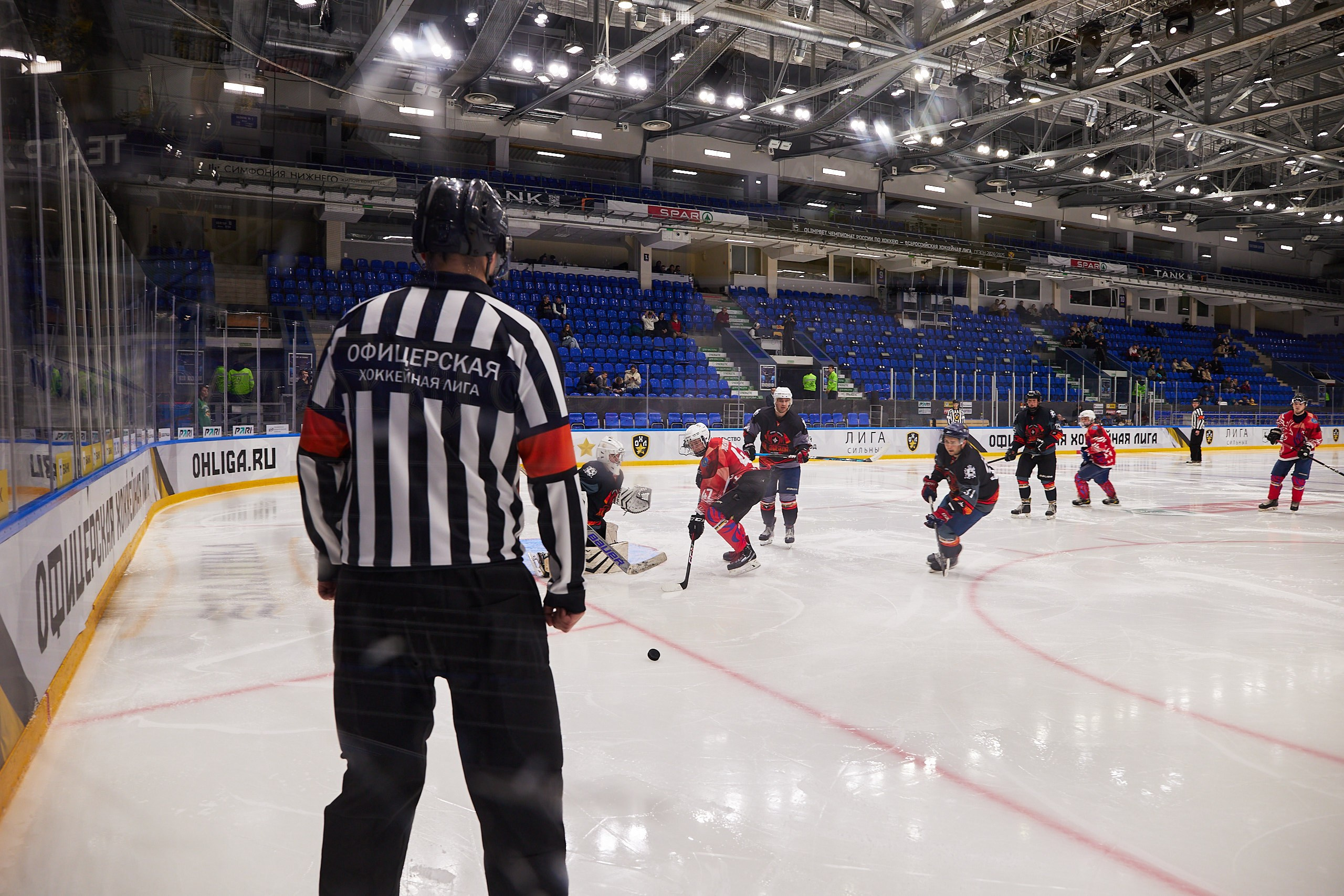Репортаж. Офицерская хоккейная лига 2025 год. Спортивный фотограф Некрасов Денис