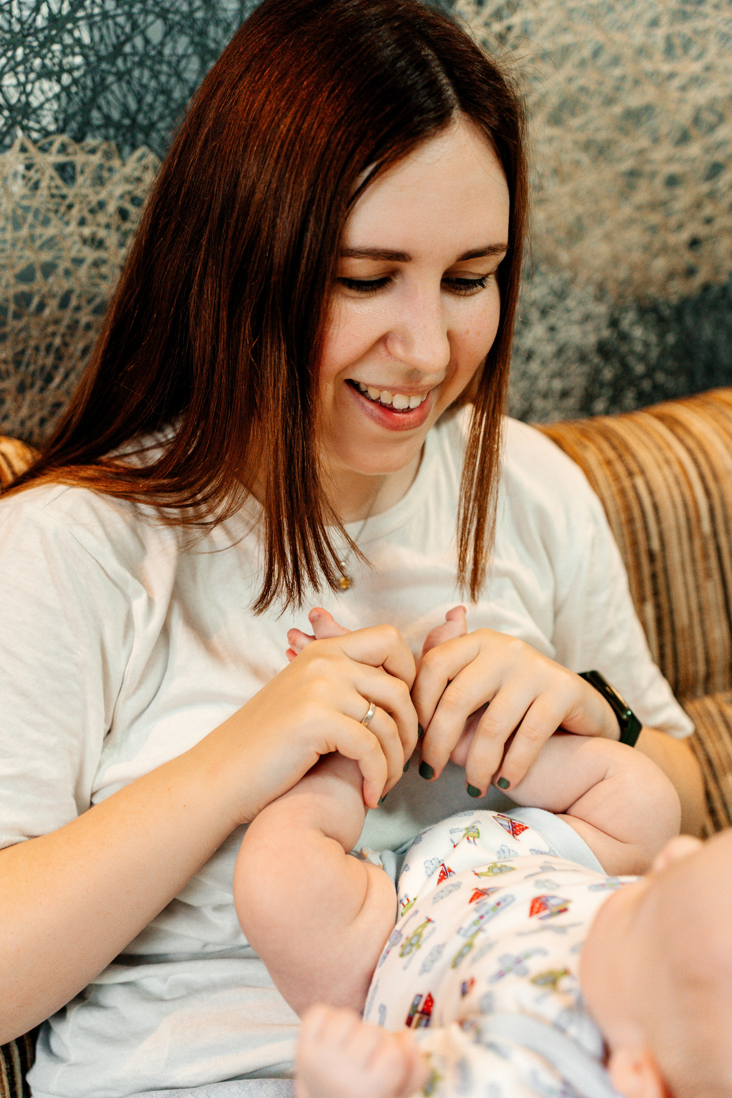 Оля и Ромка (домашняя фотосессия). Ваш семейный фотограф в Минске — Вика Трегубова