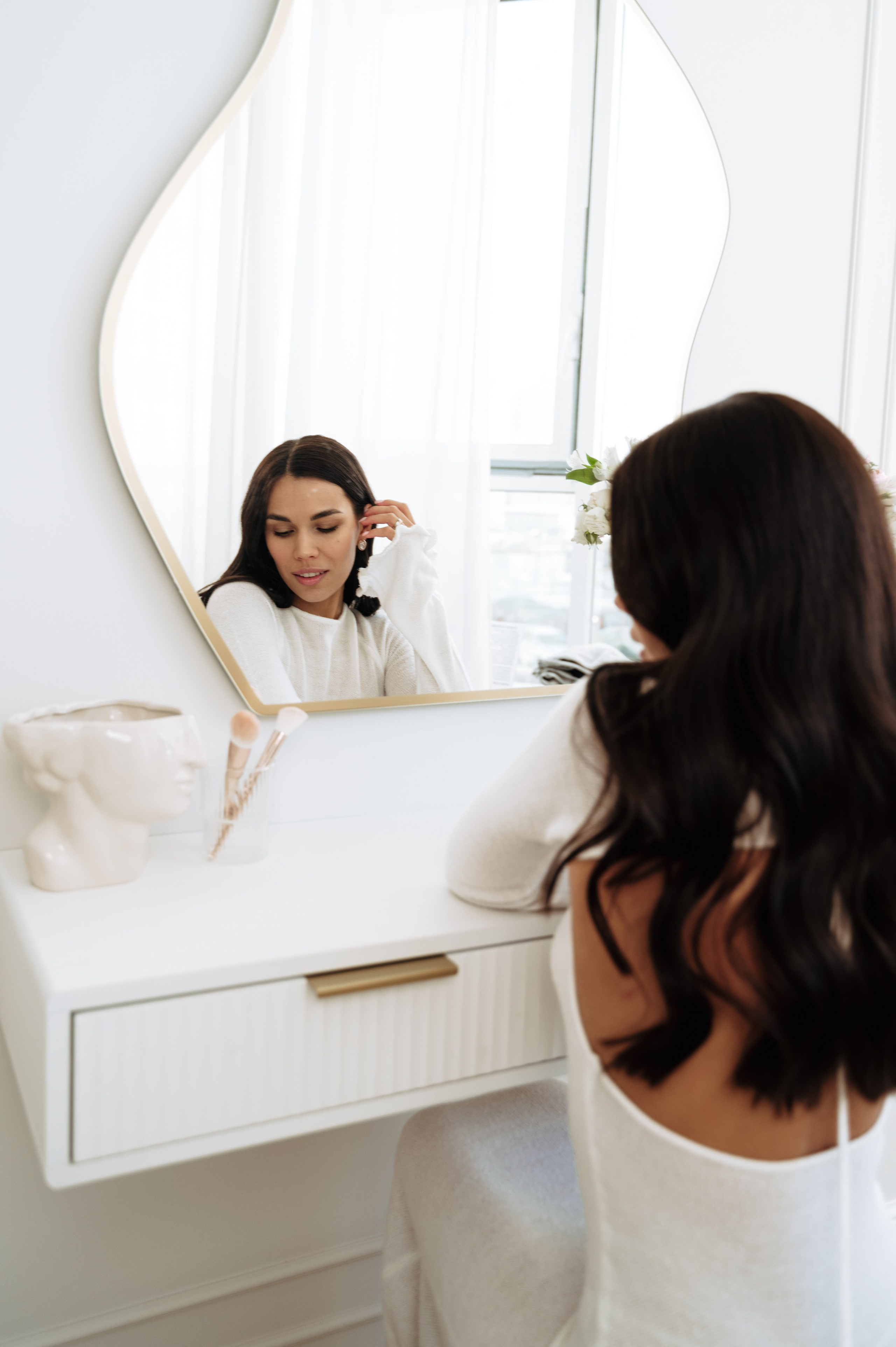 Весенняя фотосессия с цветами. Портретный и семейный фотограф в Екатеринбурге Мария Чахеева