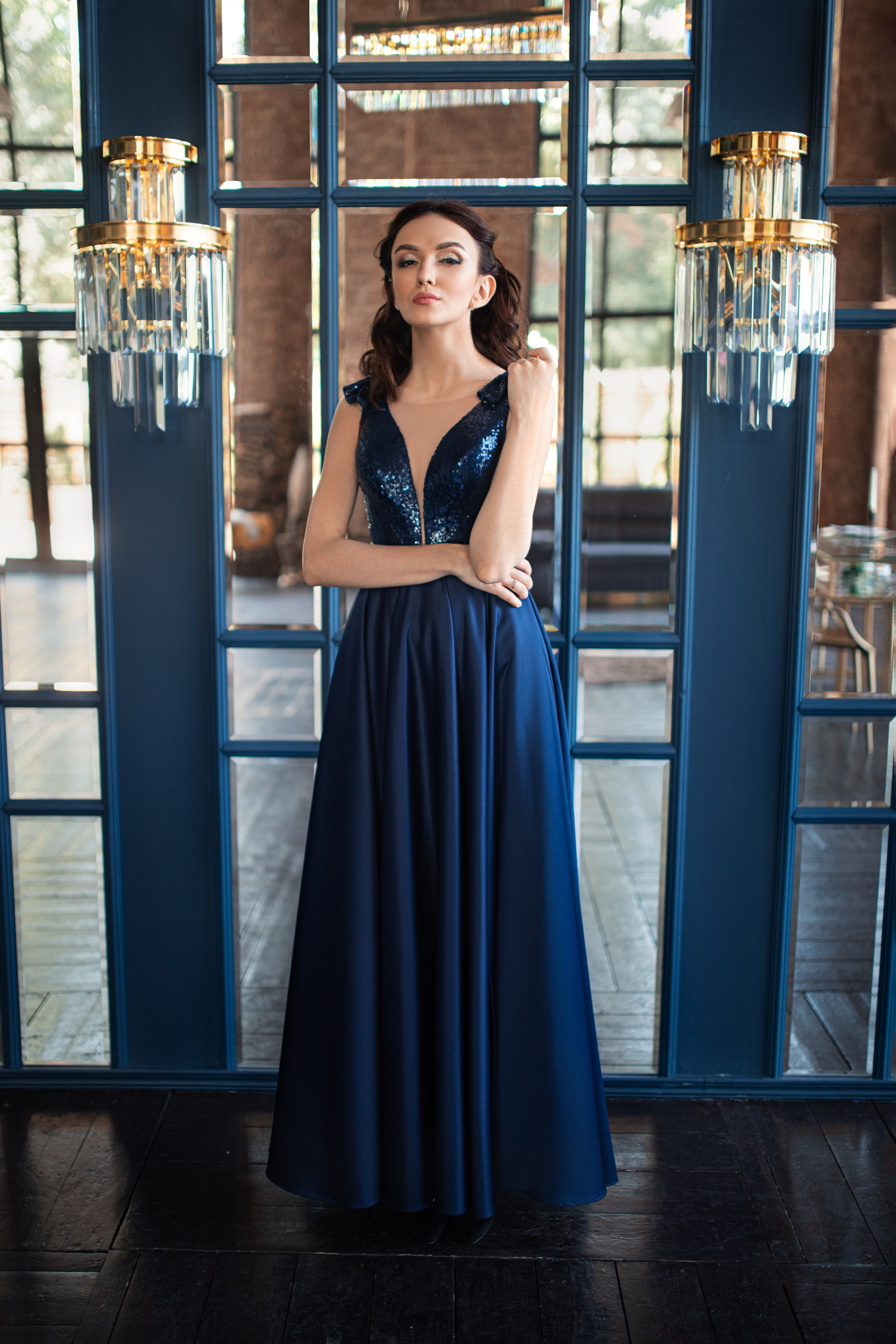 Фотосет с Евгенией в интерьерной студии в формате для «себя»