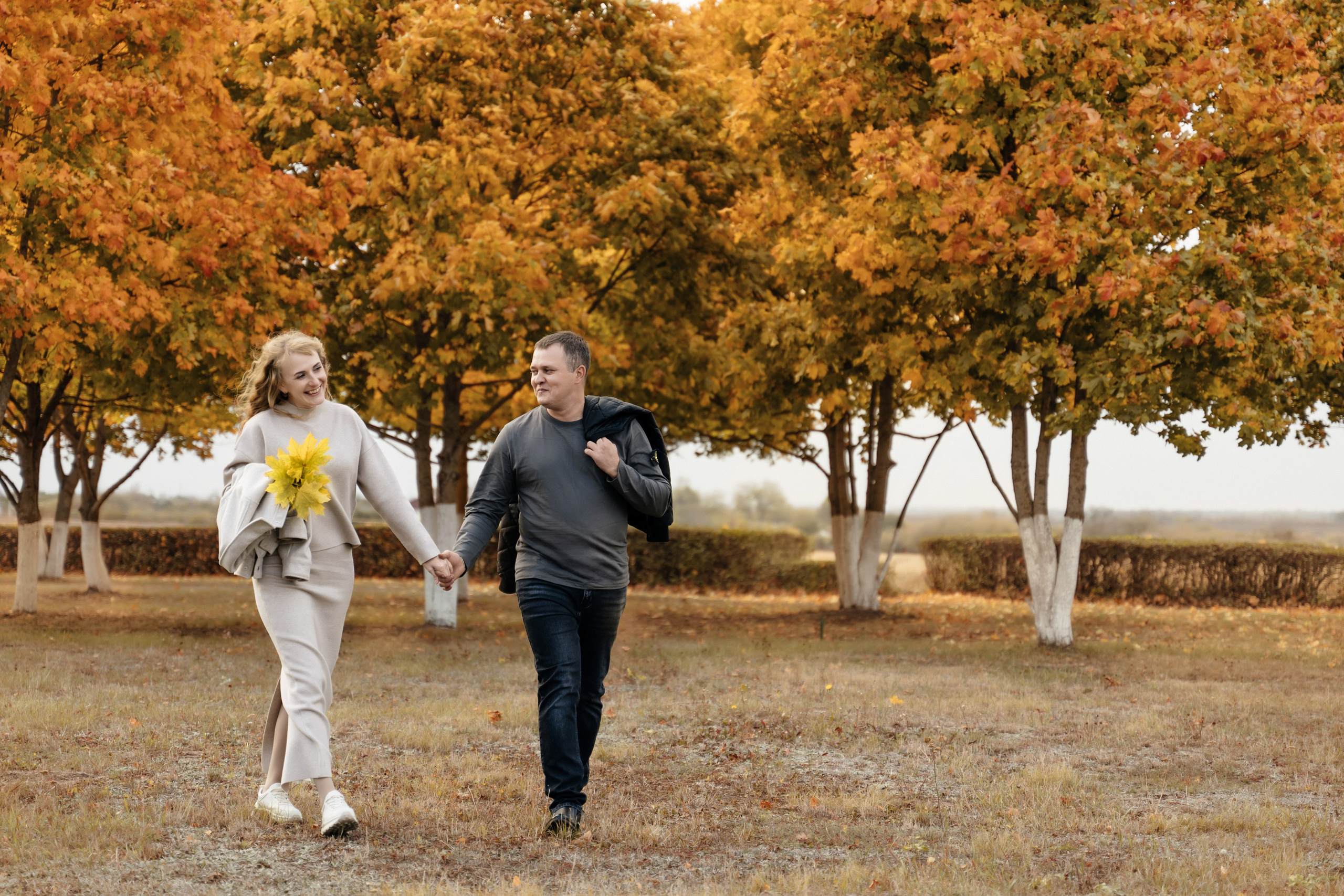Осенняя фотосессия в стиле Love Story. Семейный фотограф в Белгороде Амелина Алина