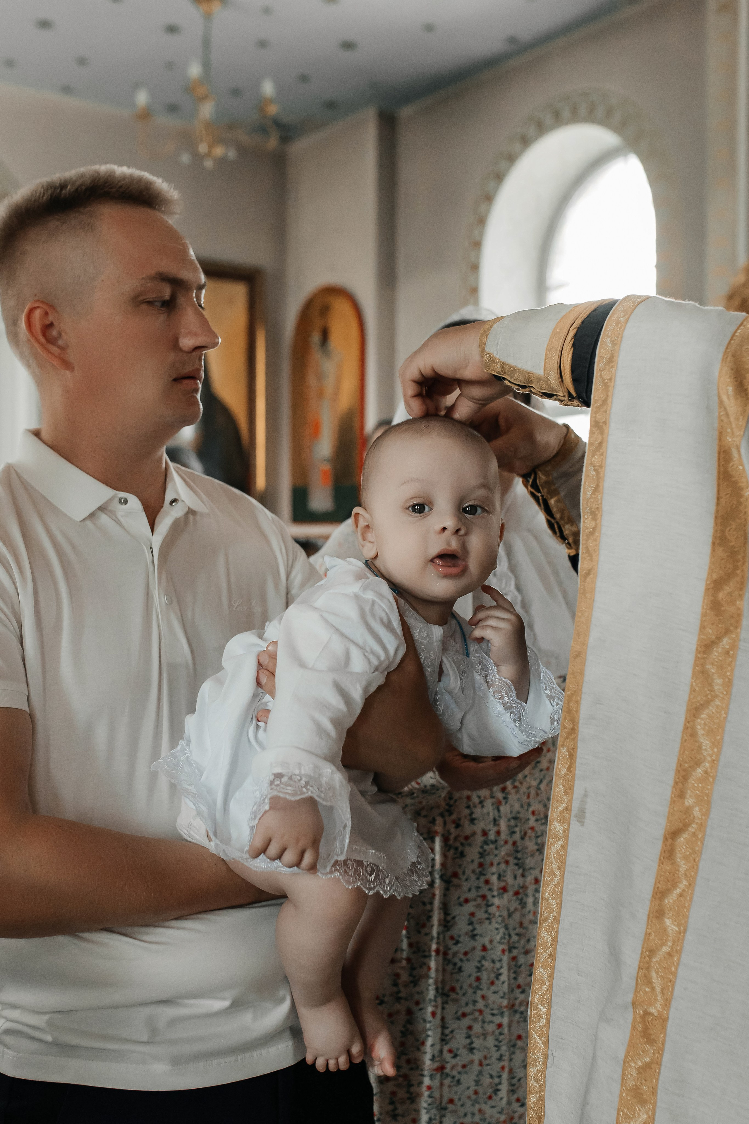 Таинство крещения Димочки. Фотограф в городе Сальск