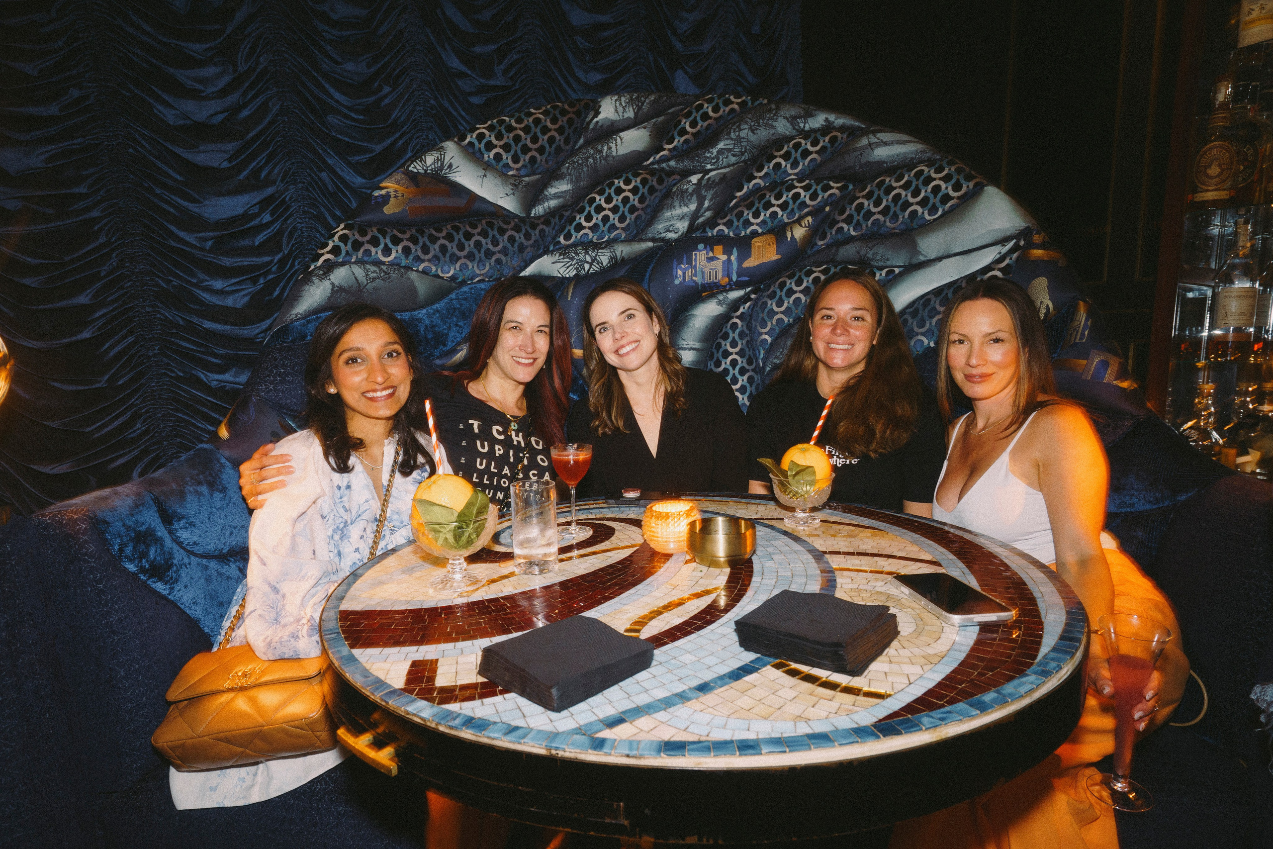 Birthday party at a restaurant. New York photographer RINAT SHAHMETOV in New York city