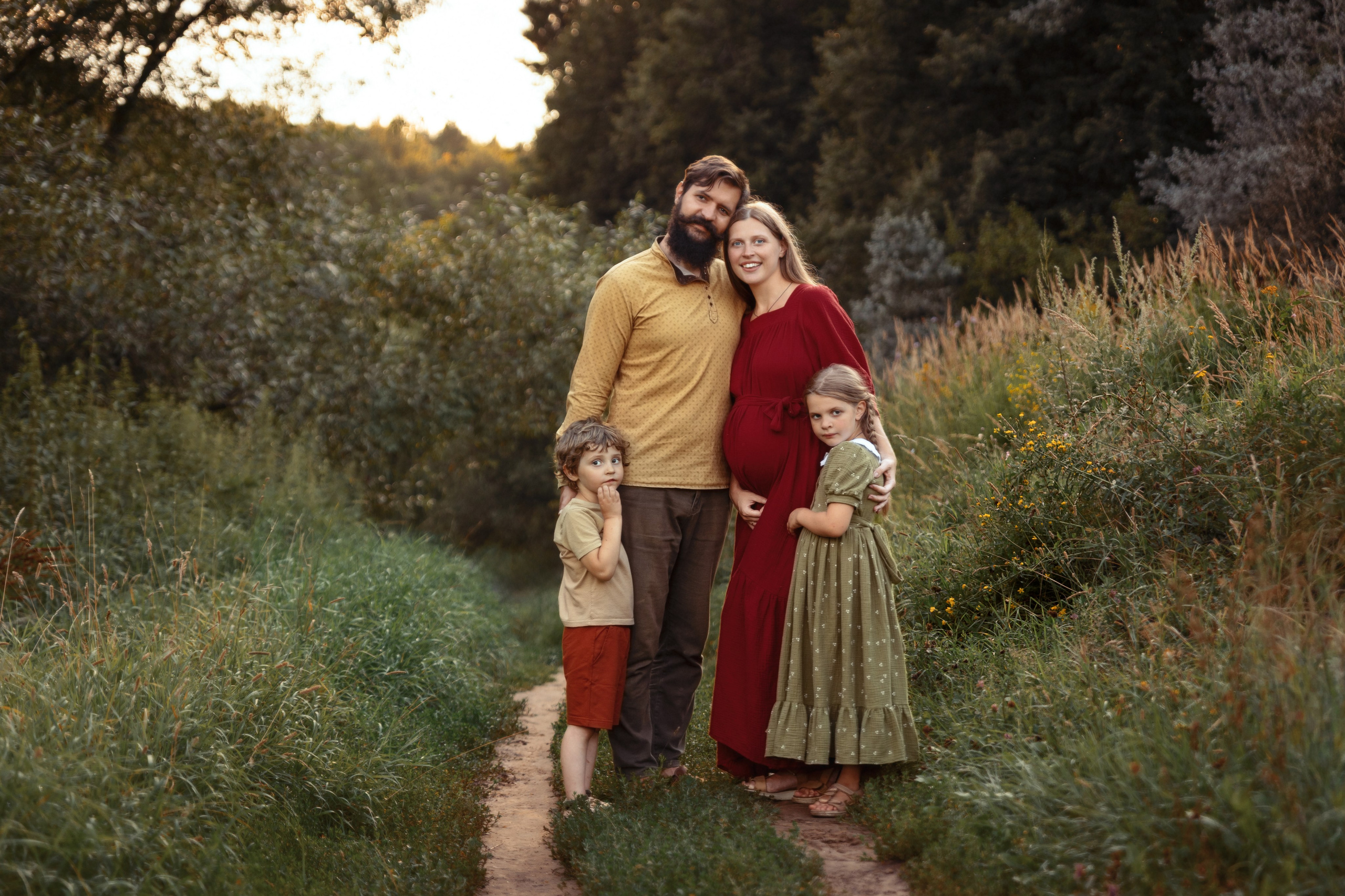 Семейная съемка в парке. Семейный фотограф в Москве Трубинова Екатерина
