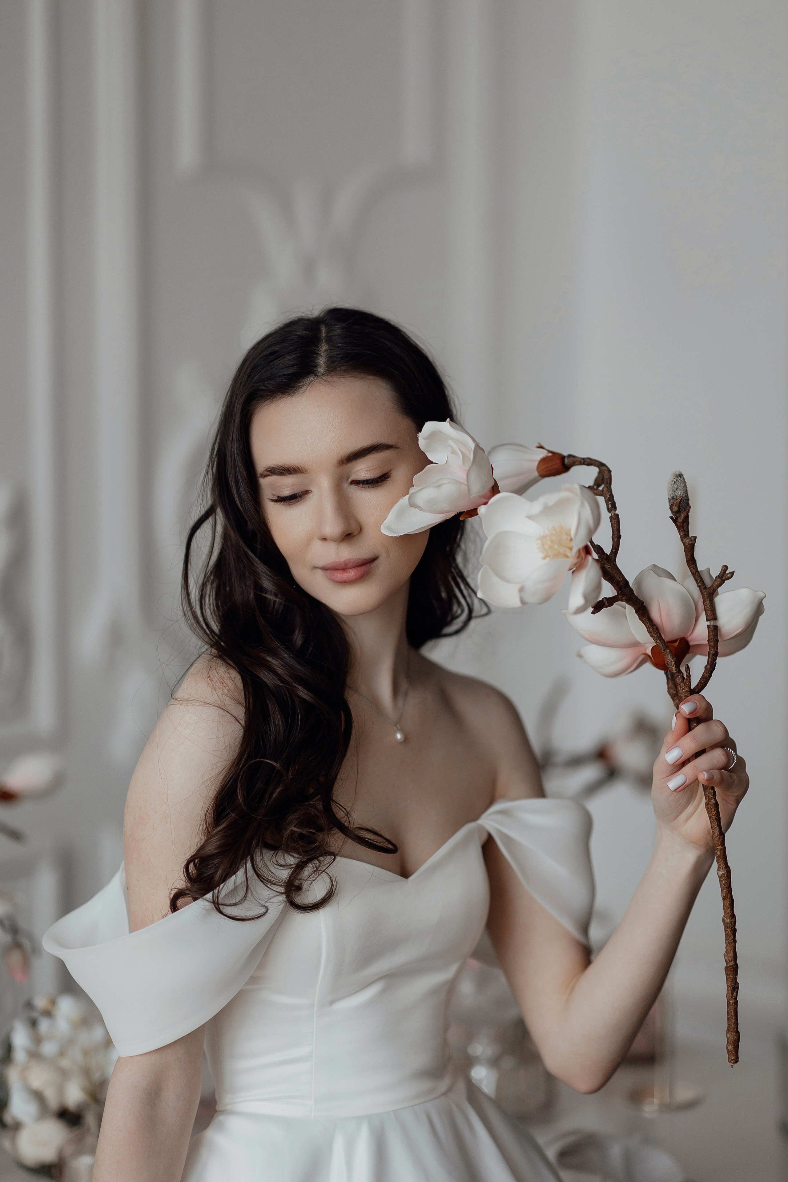 свадебная фотосессия в студии в Москве