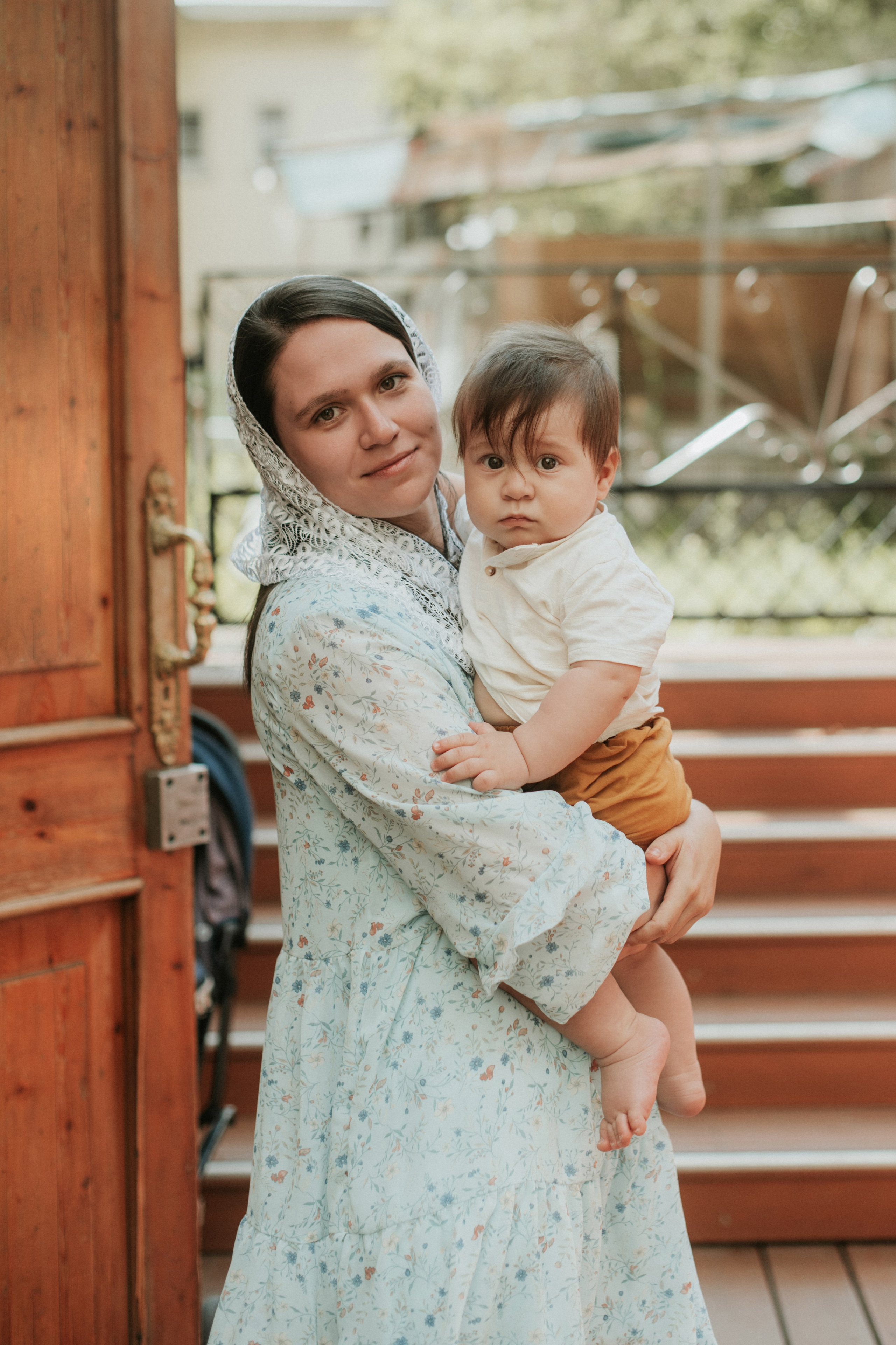 Фотосессия на крещение. Семейный фотограф в Москве Полина Ситникова
