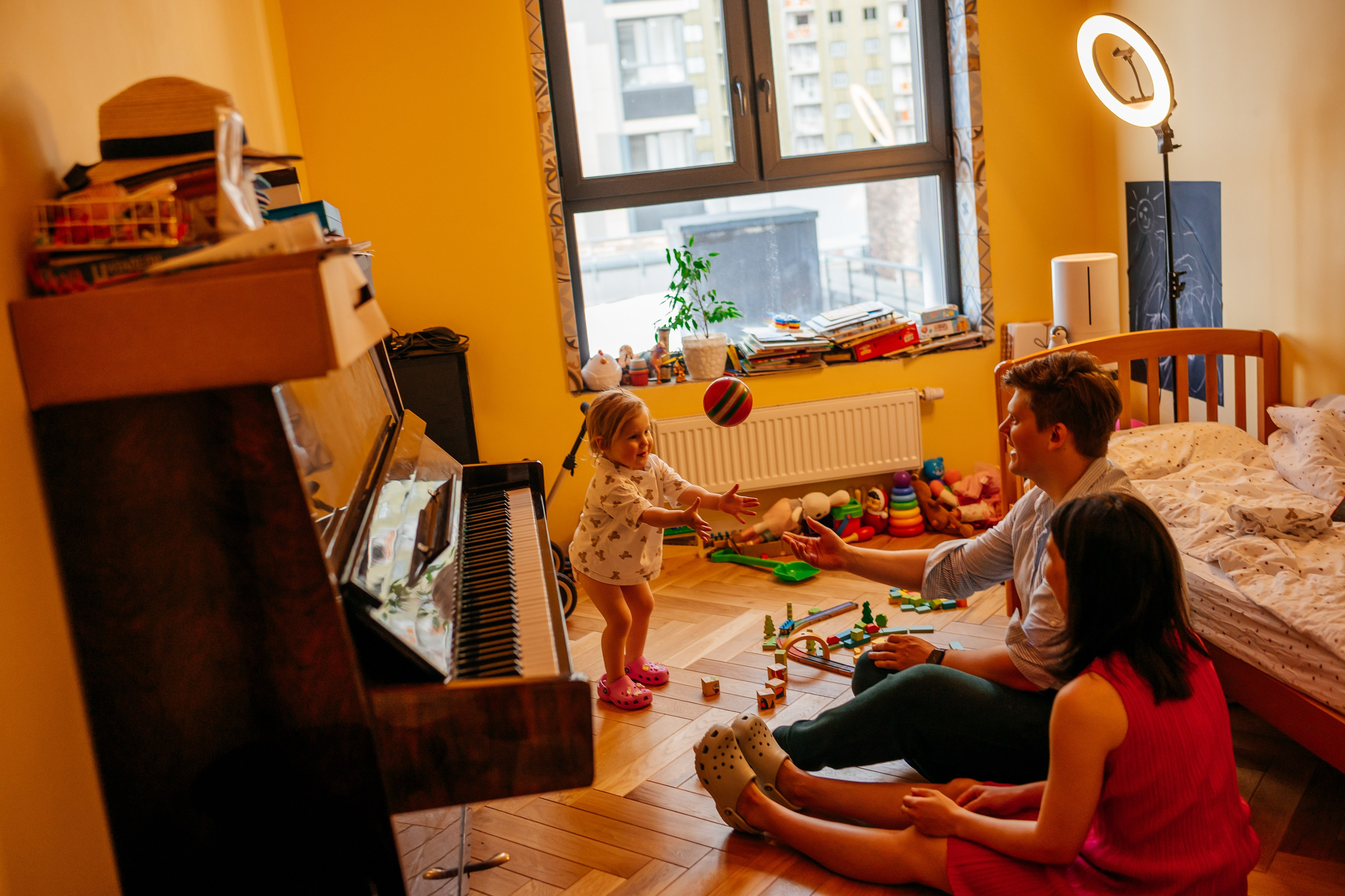 Сергей, Кристина и малышка Нина. Семейный фотограф в Москве Ирина Жур