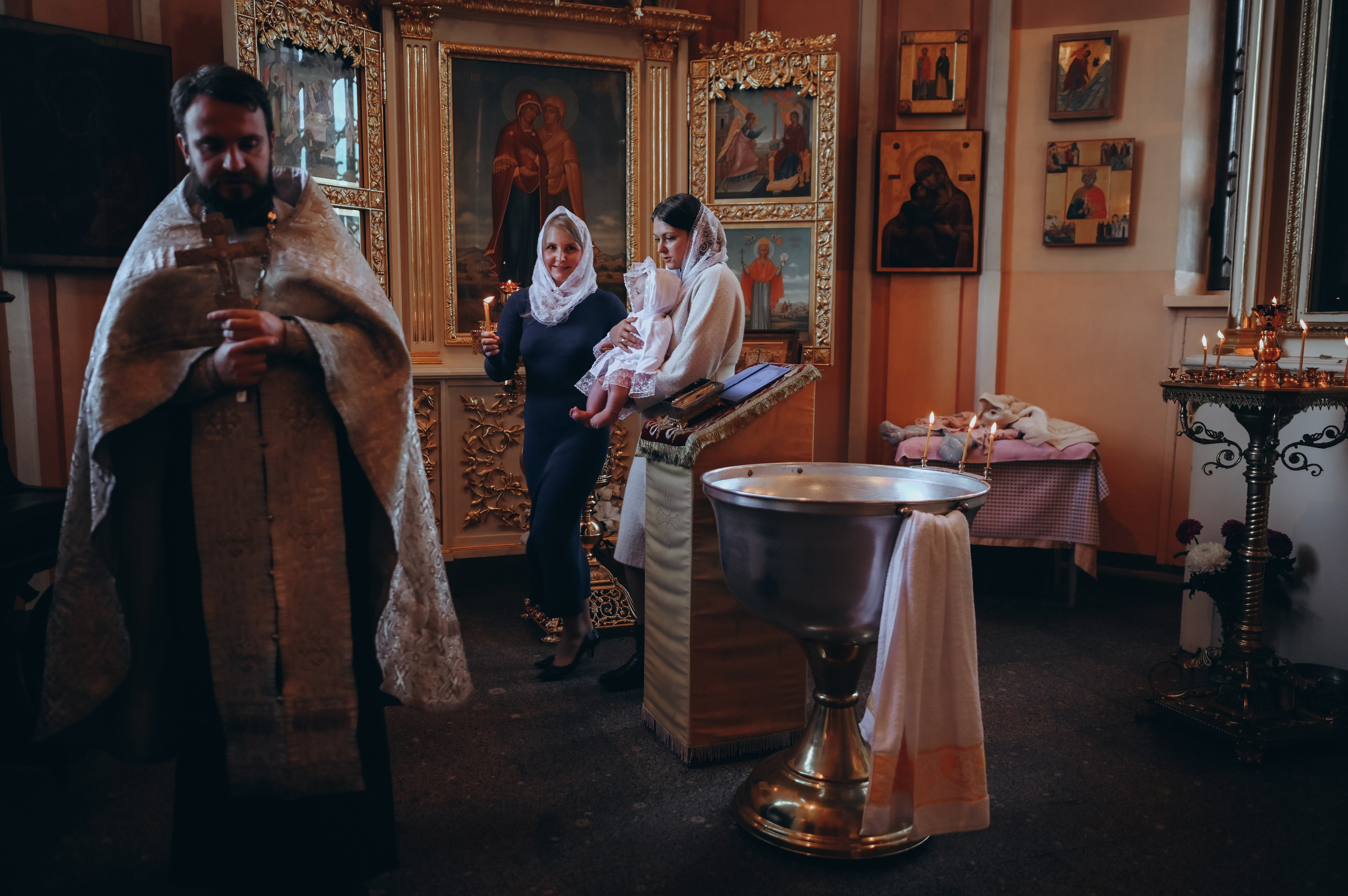 Крещение Любочки. Семейный и свадебный фотограф в Санкт-Петербурге Яна