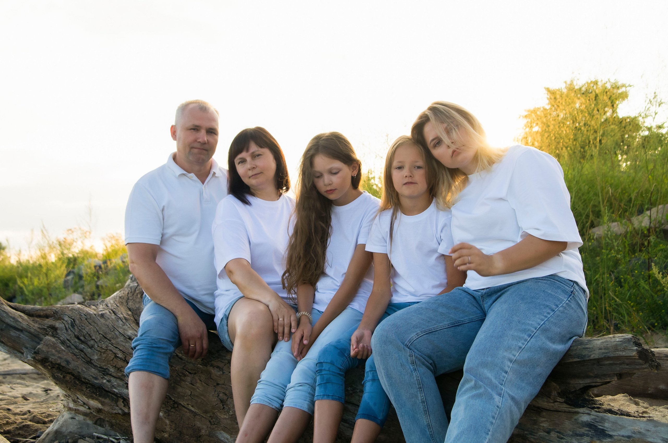 Олеся, Александр, Ева, Яра и Кира. Фотограф в Новосибирске Катя Крыловская