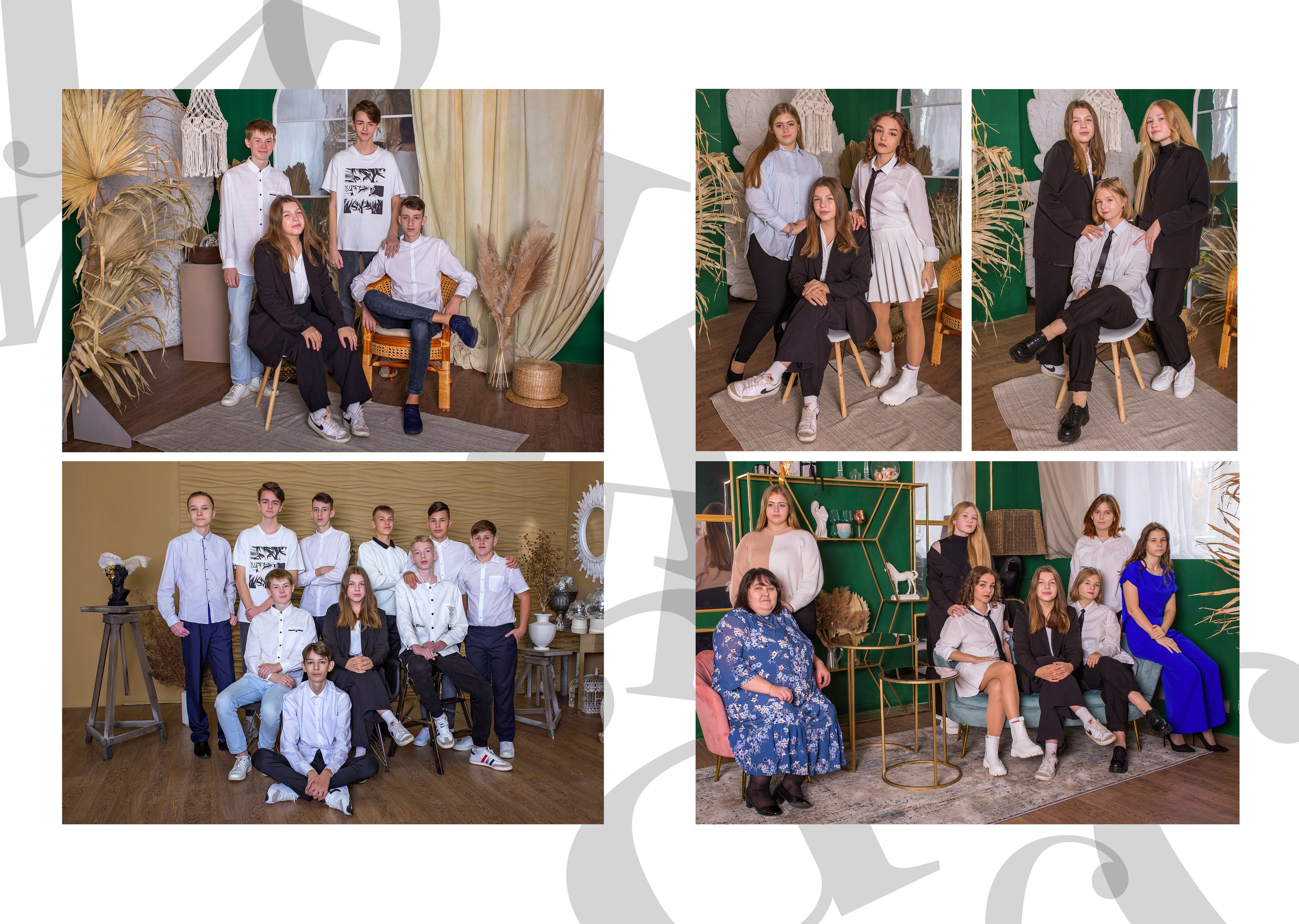 Выпускной альбом на 3 разворота. Главная