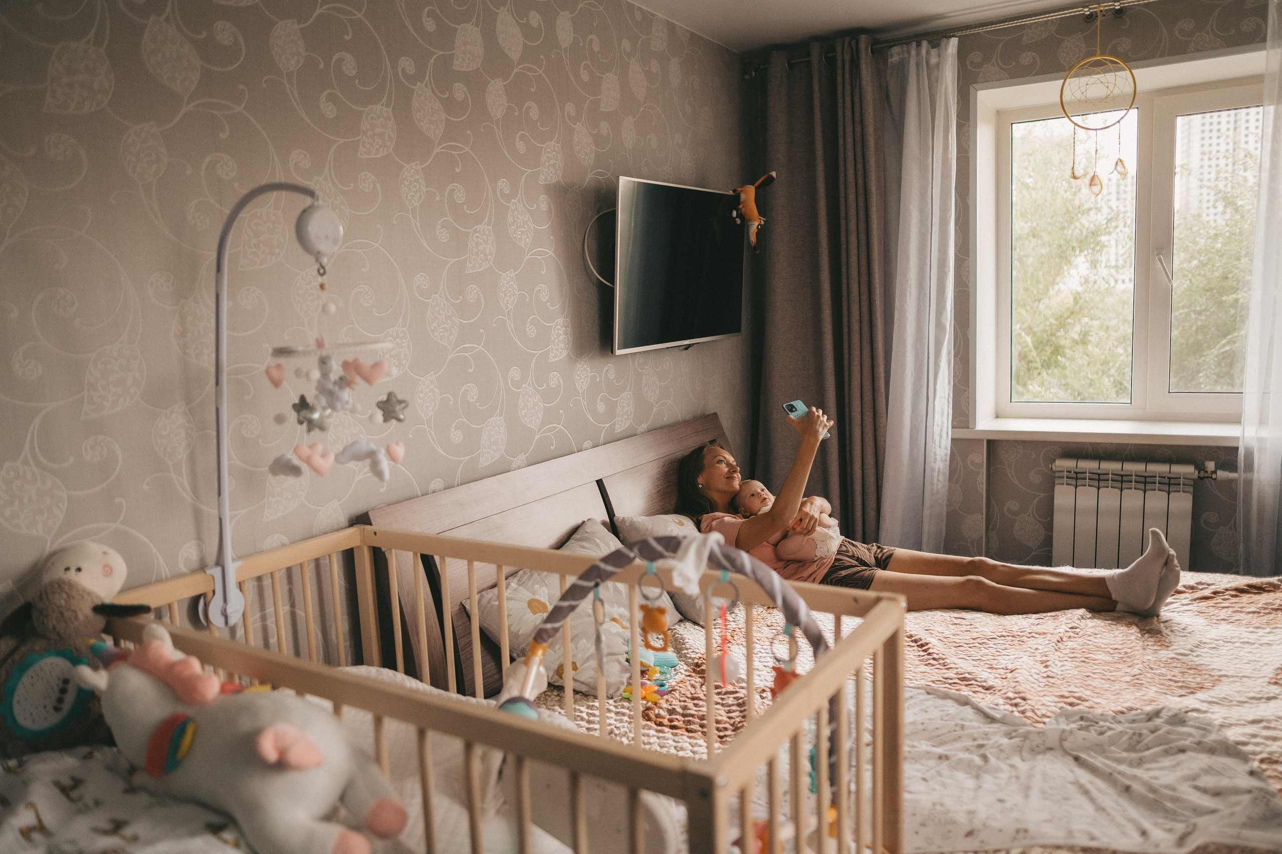 Семейная домашняя фотосессия. Портретный и семейный фотограф во Владивостоке Светлана Мухильченко