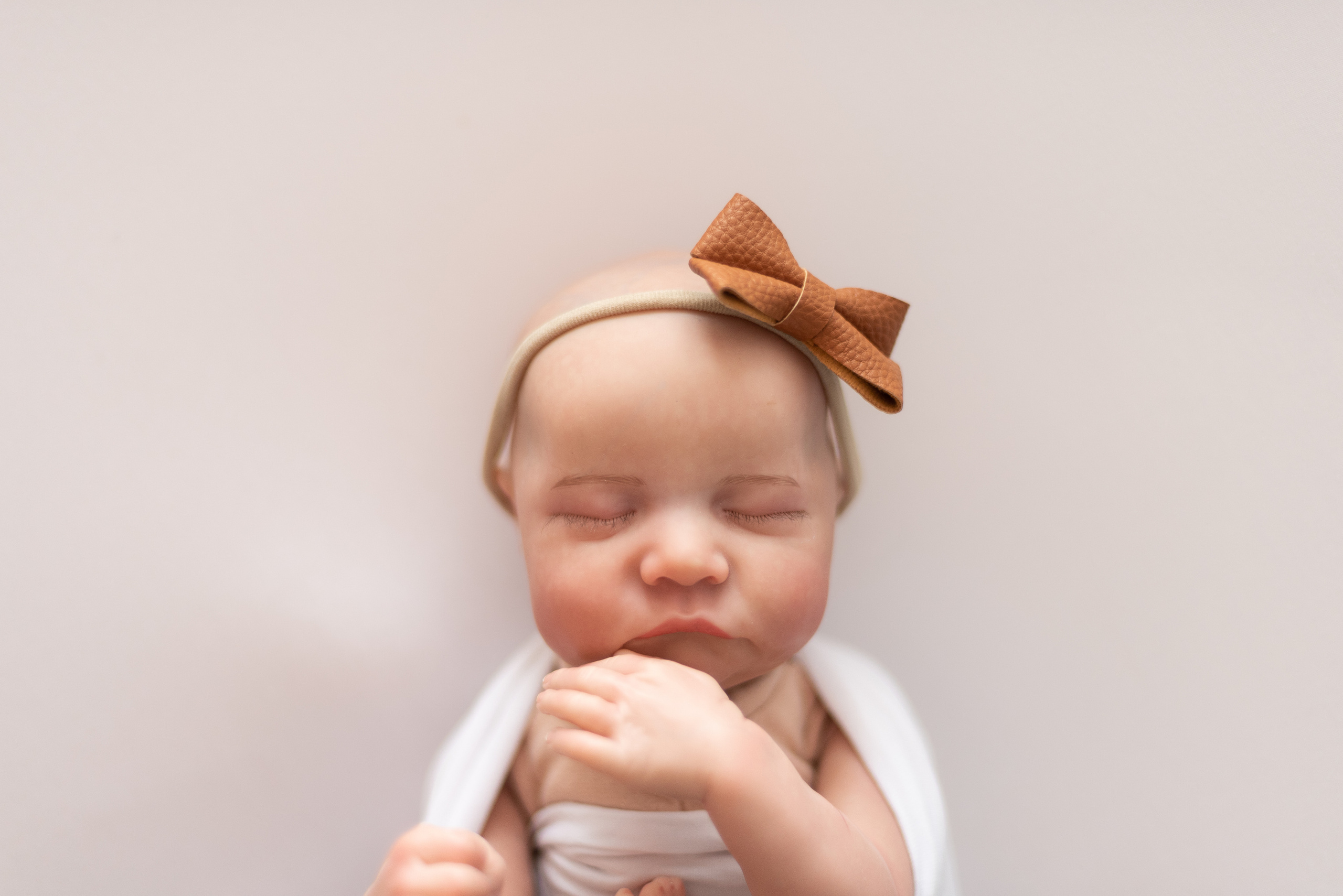 Повязка «коричневый бант»✨