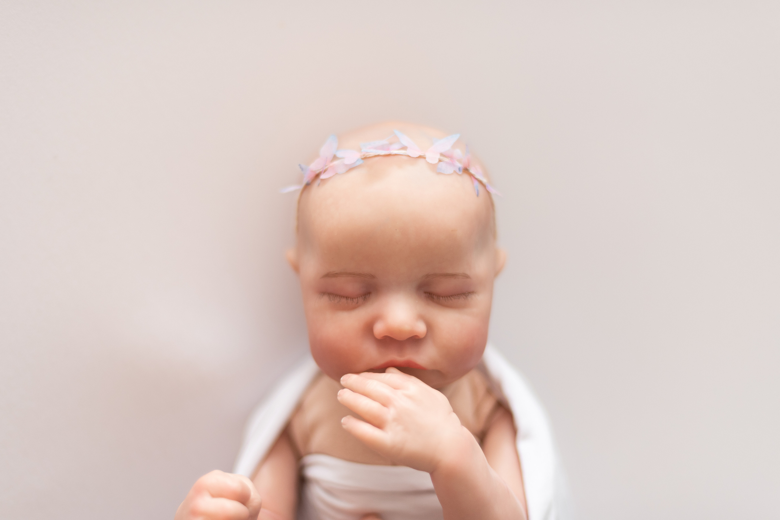 Повязка «розово-голубые бабочки»✨