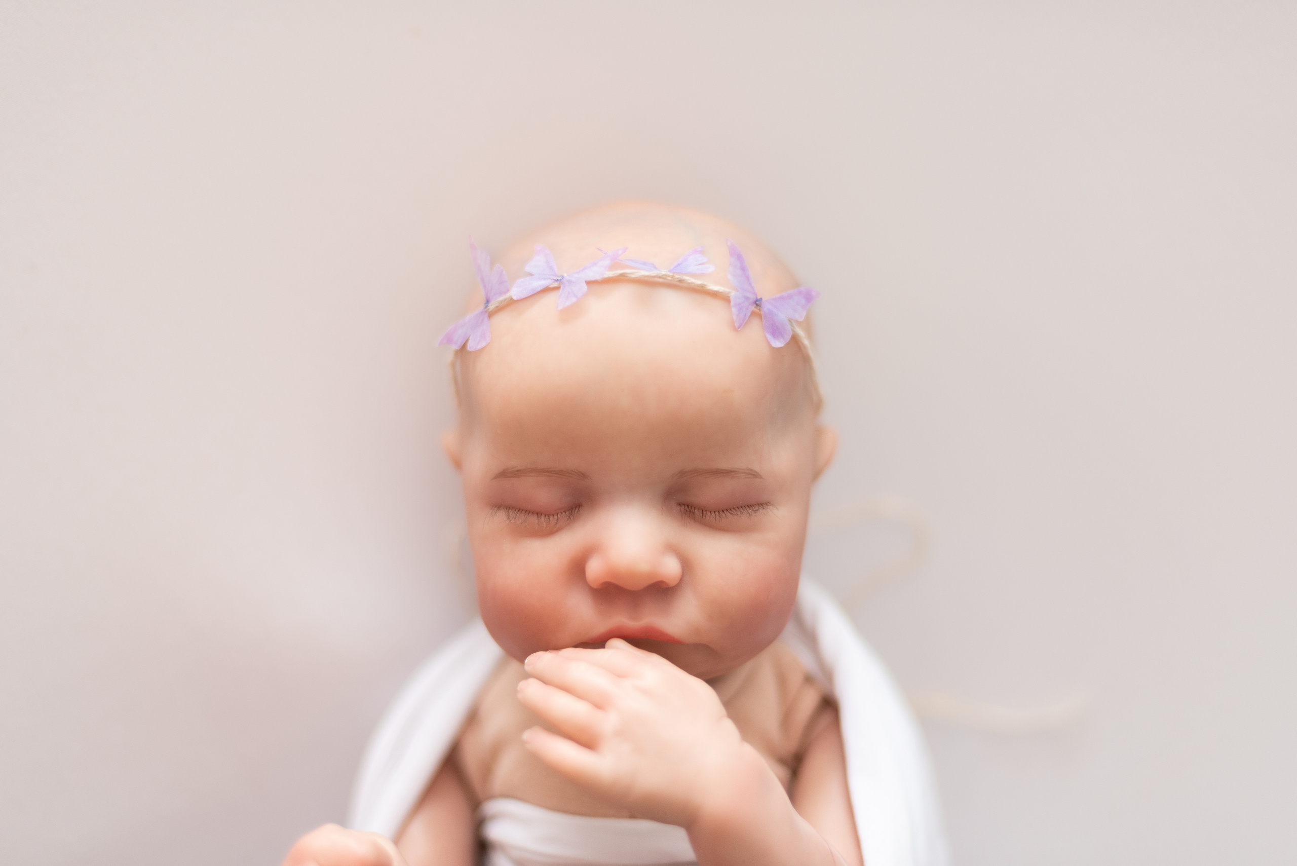 Повязка «фиолетовые бабочки»✨