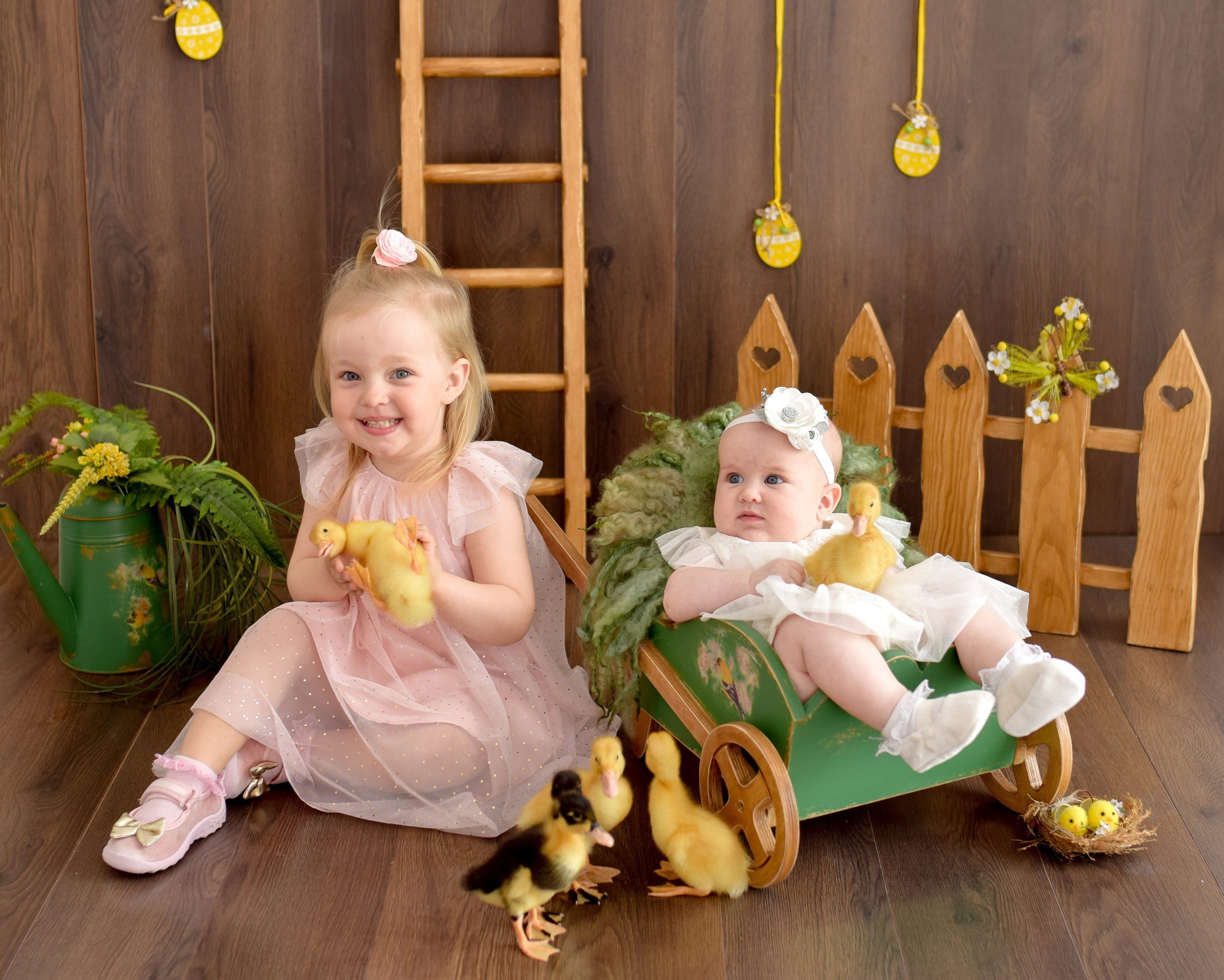 ПРОЕКТ «ПАСХАЛЬНЫЙ» С УТЯТАМИ. Фотограф в Ялте Инна Найден. Детский и семейный фотограф