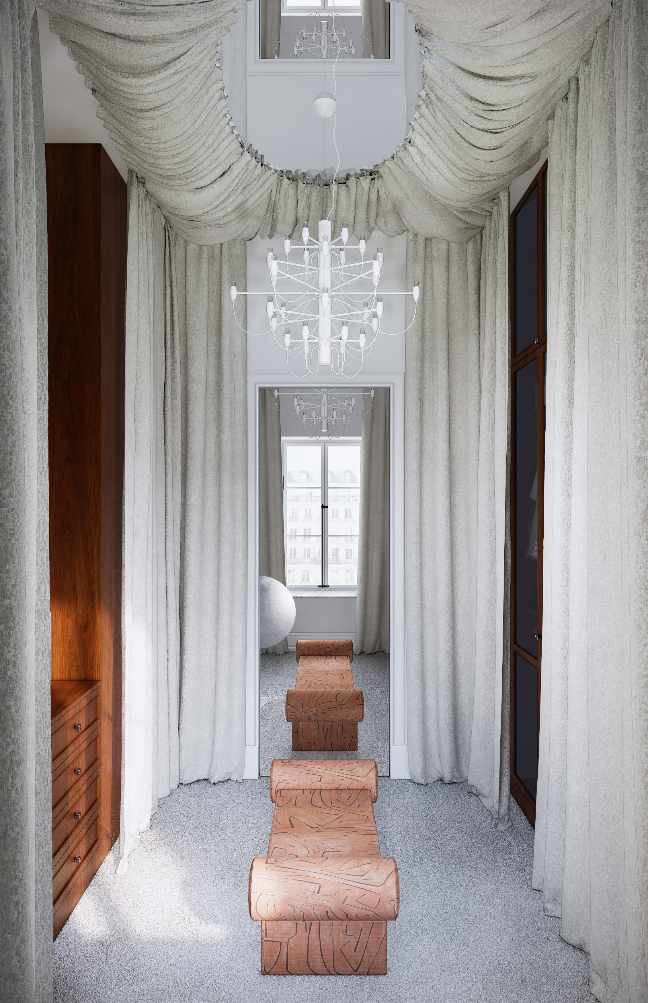 Квартира для деятелей искусств в Санкт-Петербурге, 2023 год, 98 м.кв. BYPRITCHINA | студия дизайна интерьера г. Москва