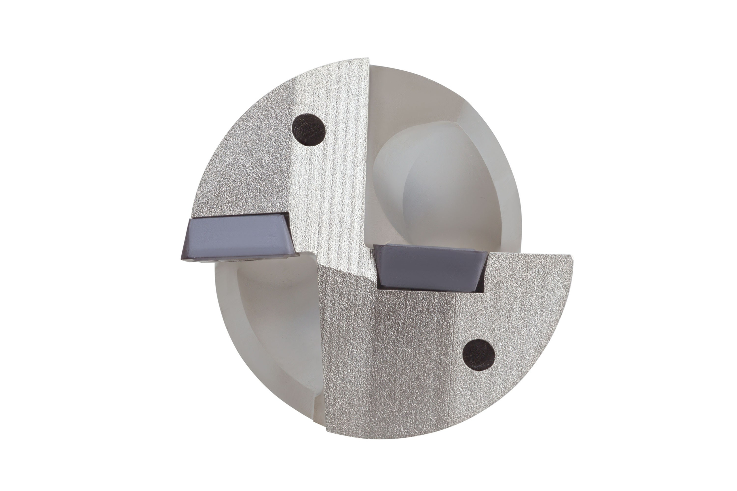 Съемка сверла со сменными пластинами для каталога, торец