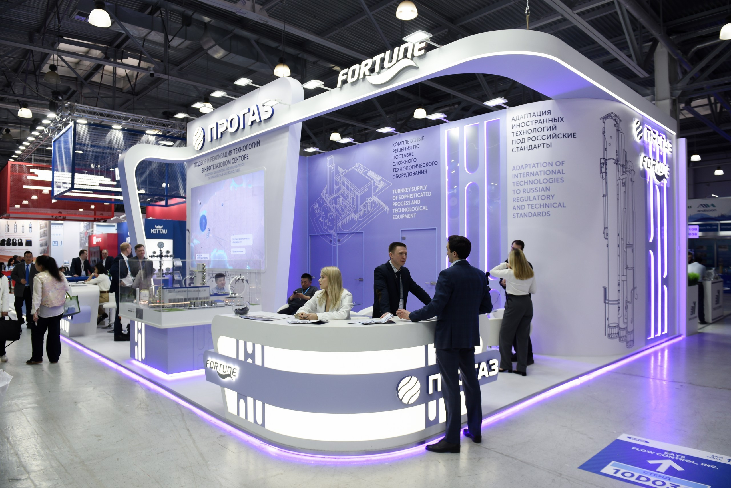 Дизайн и реализация стенда ПРОГАЗ. НЕФТЕГАЗ 2026. Выставочные стенды. Студия интерьера