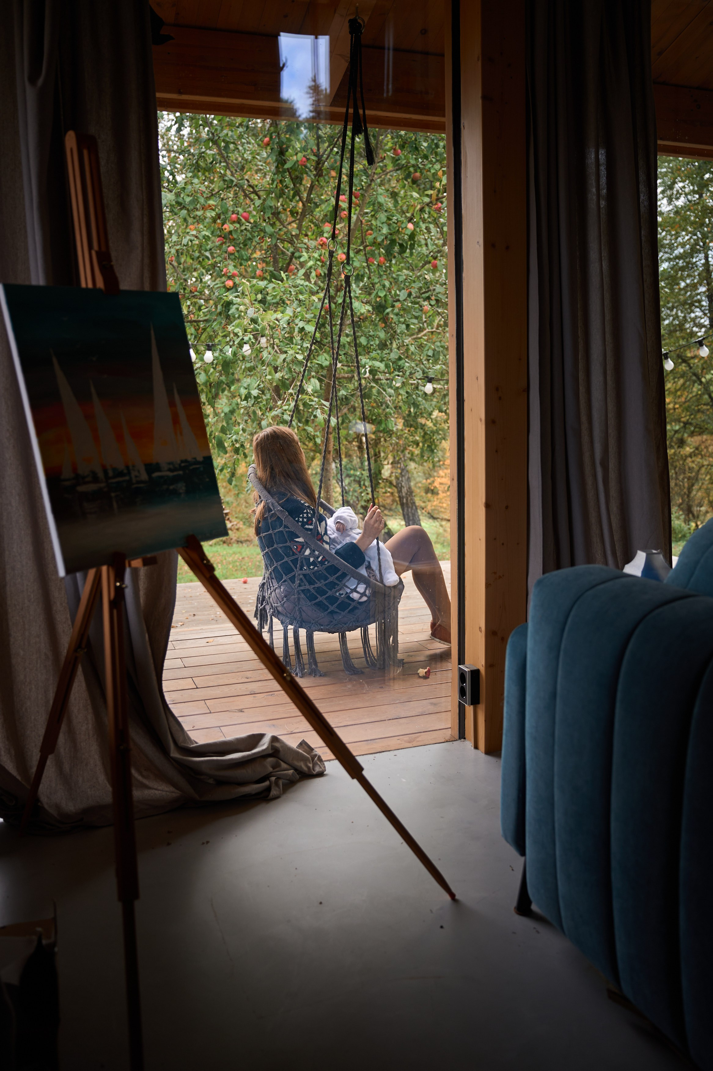 Четверо детей в доме. Фотограф Женя Пашкина