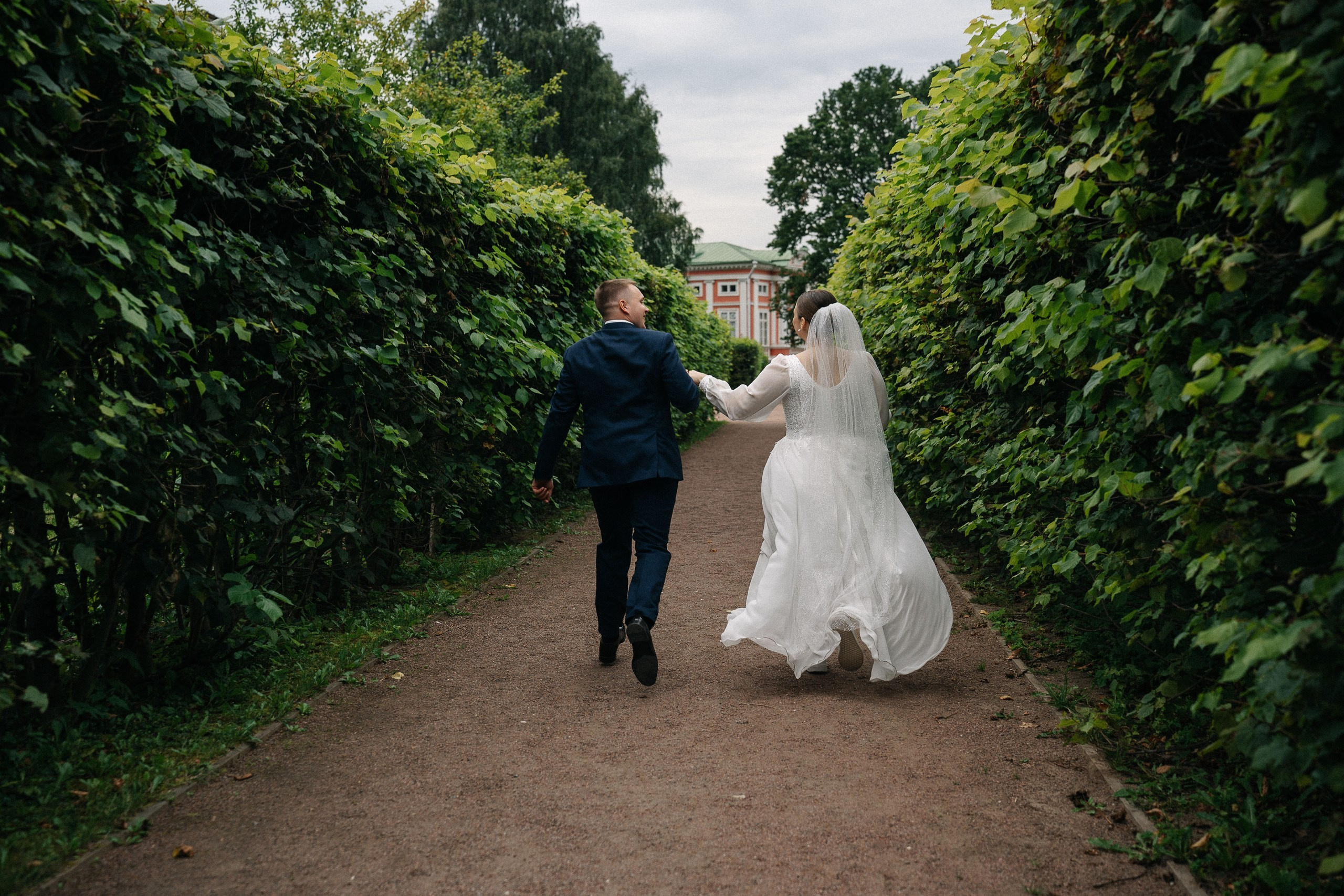 Свадебная фотосессия в Кусково и роспись в Итальянском дворике