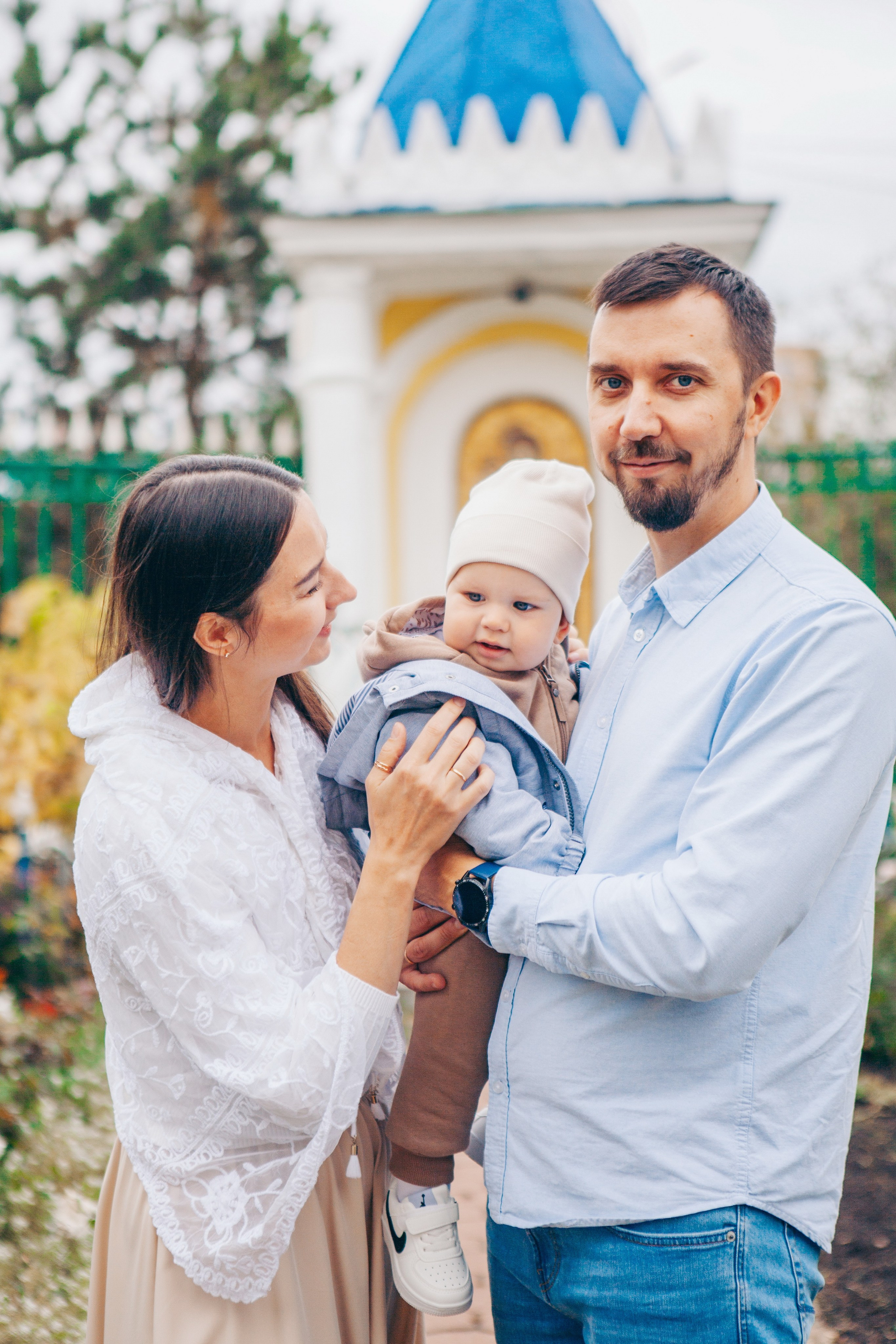 Крещение ребенка в церкви. Фотограф Ольга Ефремова