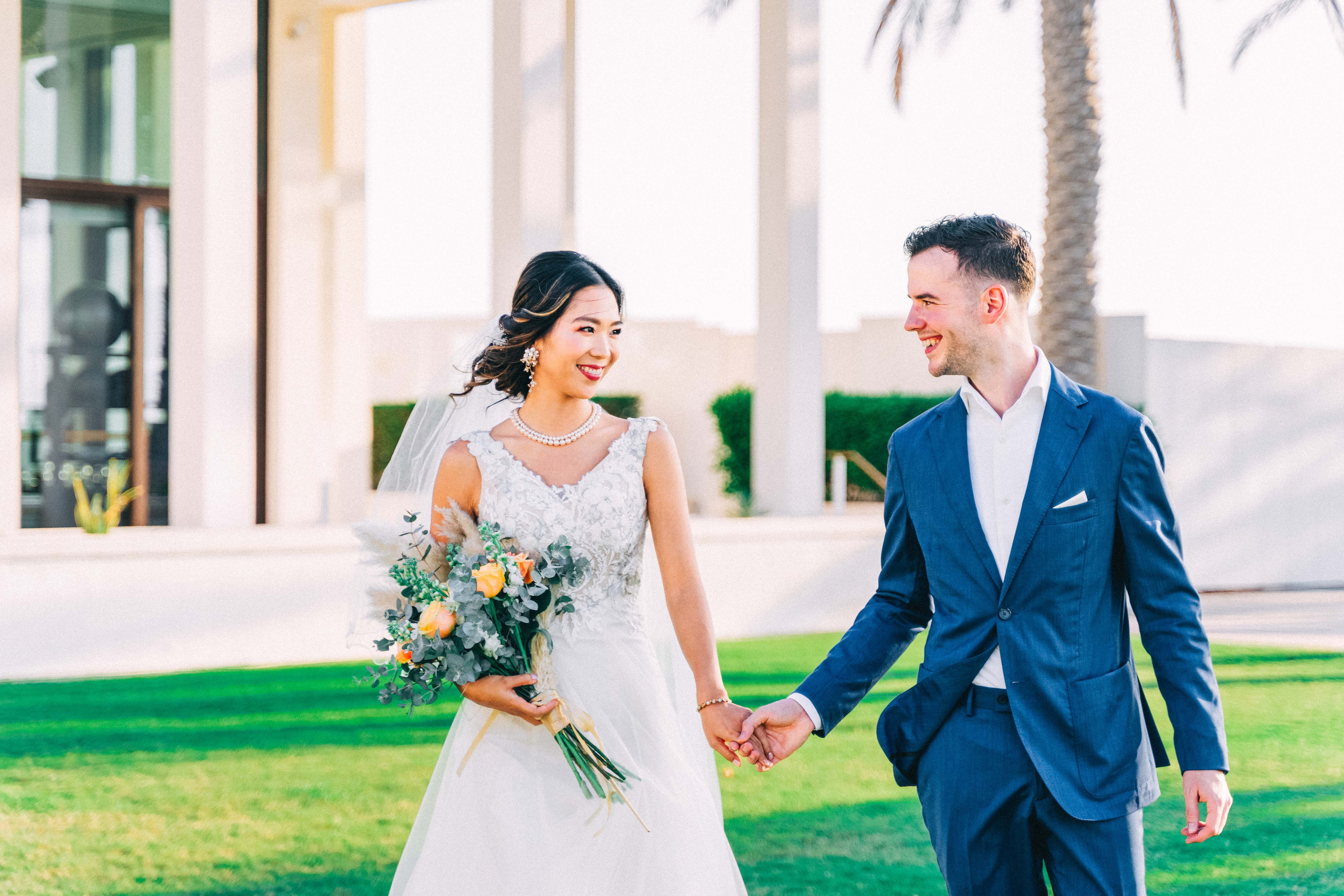 Японско-французская свадьба в эмиратах. Фотограф и видеограф в Москве и Абу Даби Мария Кулагина