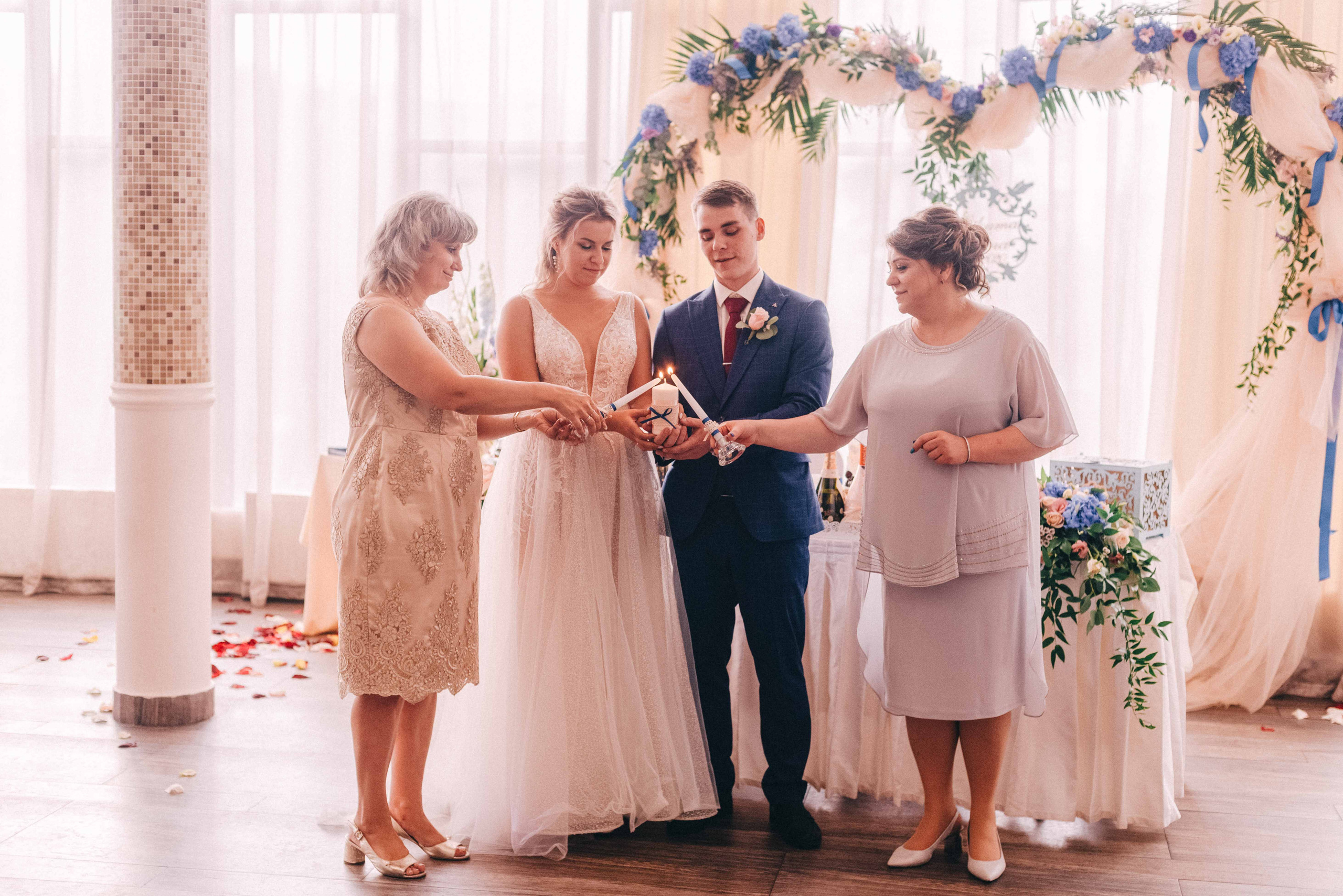 Каравай, очаг, горько — классическая русская свадьба. Фотограф и видеограф в Москве и Абу Даби Мария Кулагина